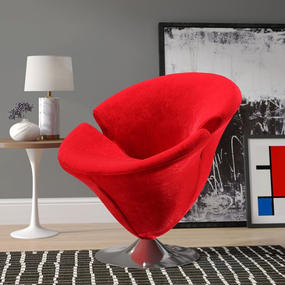 Tulip Swivel Accent Chair - East Shore Modern Home Furnishings