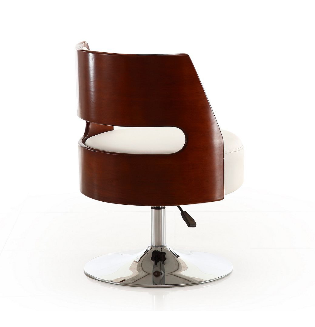 Salon Adjustable Height Swivel Accent Chair