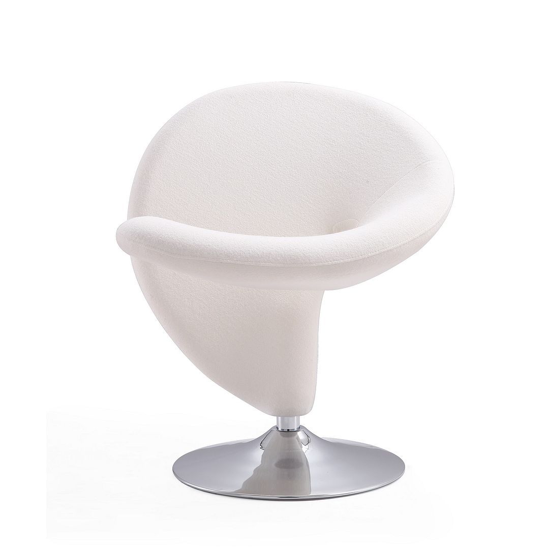 Curl Swivel Accent Chair