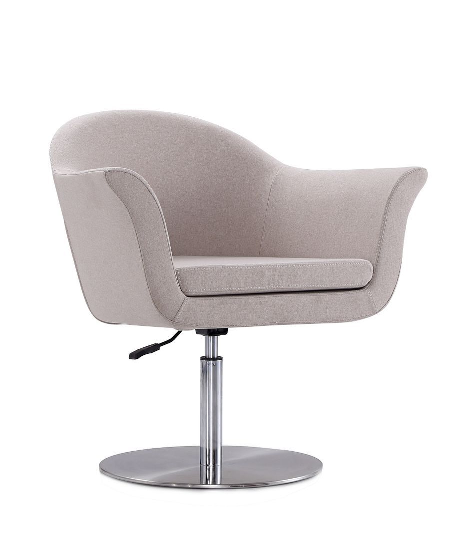 Voyager Swivel Adjustable Accent Chair - East Shore Modern Home Furnishings