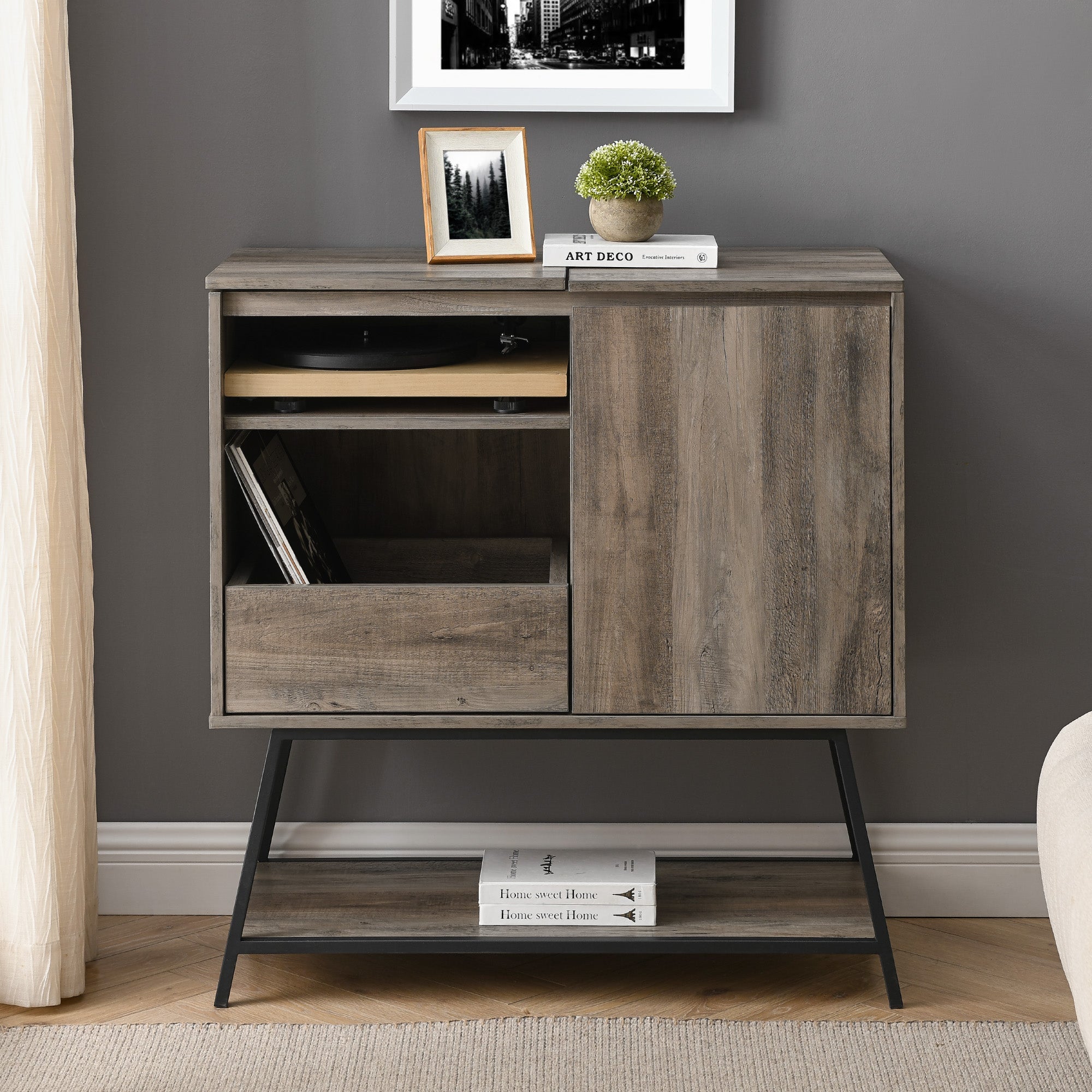 Bonnie 30" Record Player Accent Cabinet - East Shore Modern Home Furnishings