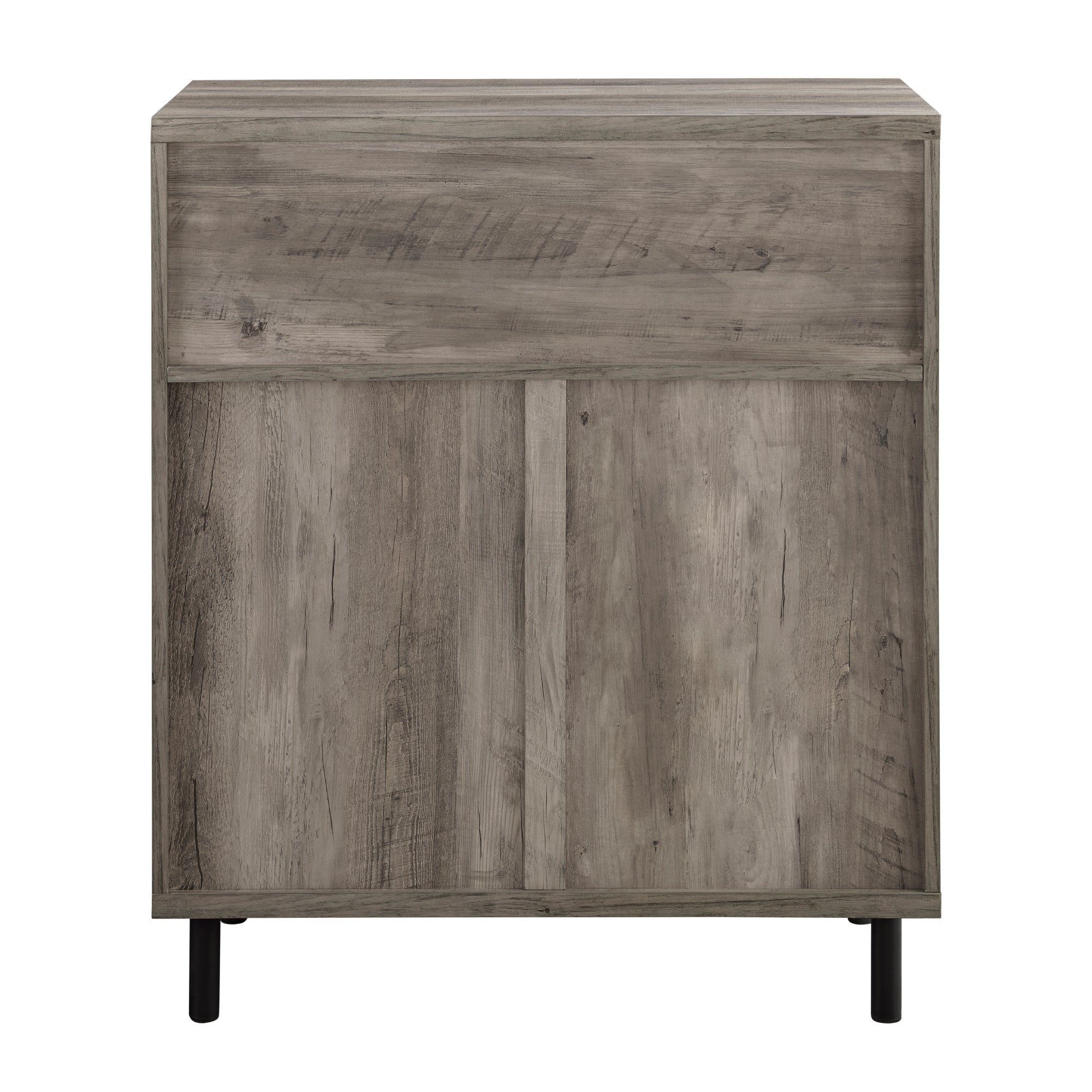 Jenson 30" Mesh Metal Drop Down Door Accent Cabinet - East Shore Modern Home Furnishings