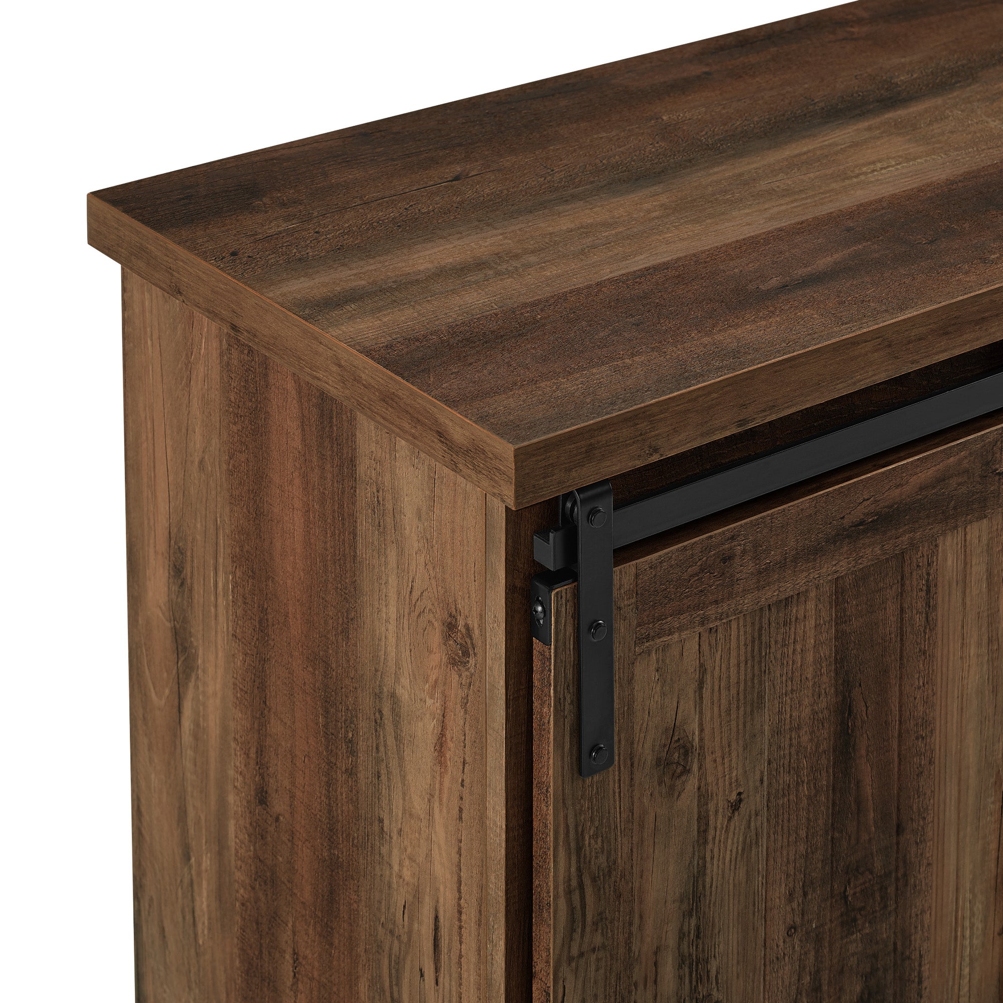 Alba 32" Sliding Grooved Door Modern Accent Cabinet - East Shore Modern Home Furnishings