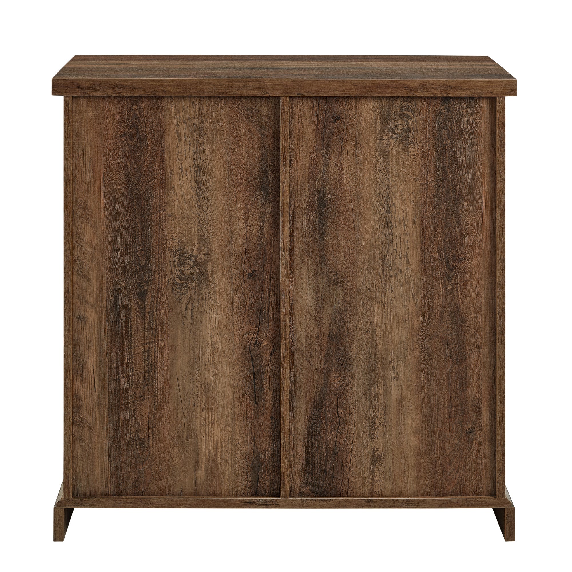 Alba 32" Sliding Grooved Door Modern Accent Cabinet - East Shore Modern Home Furnishings