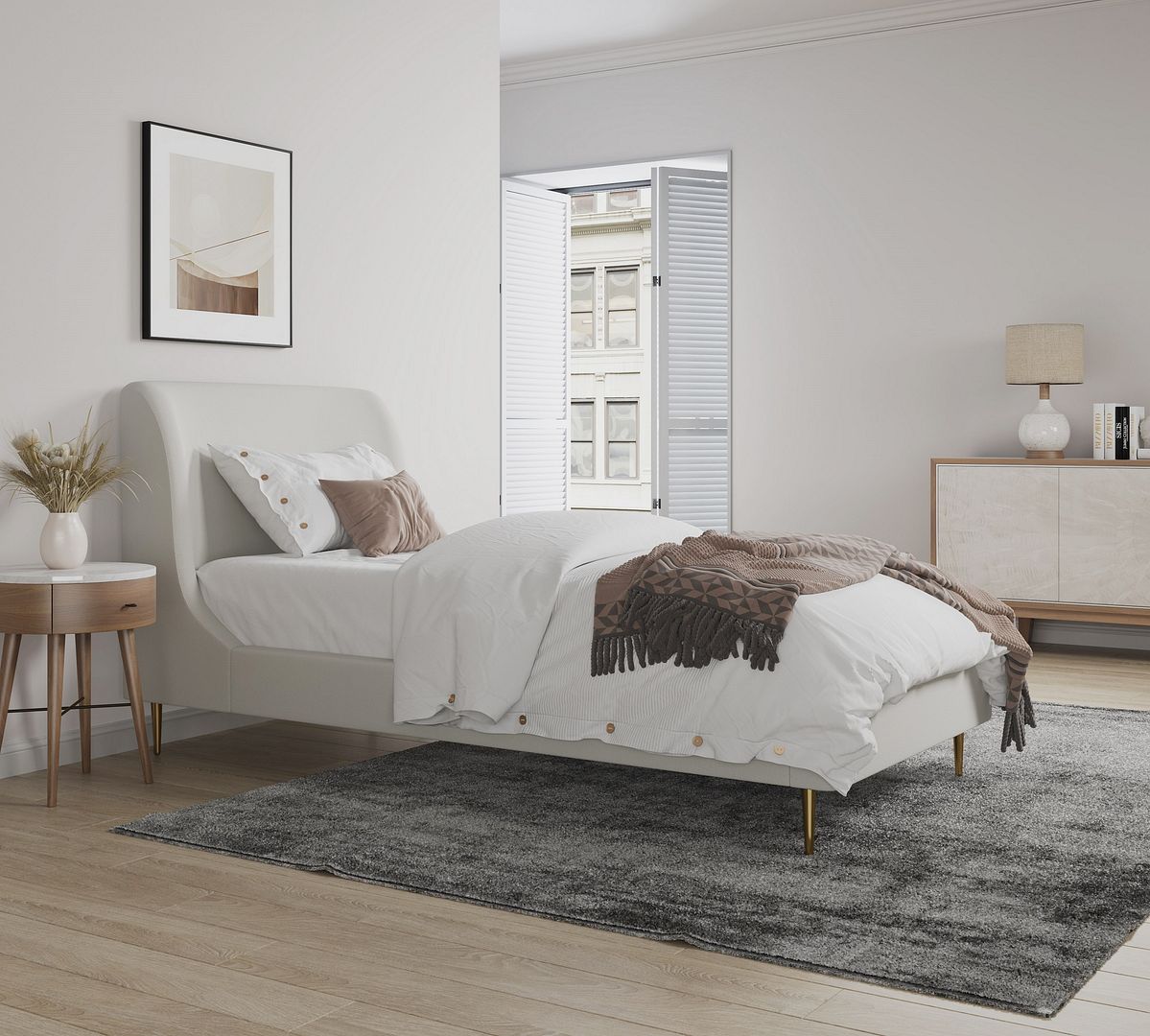 Heather Twin Bed - East Shore Modern Home Furnishings