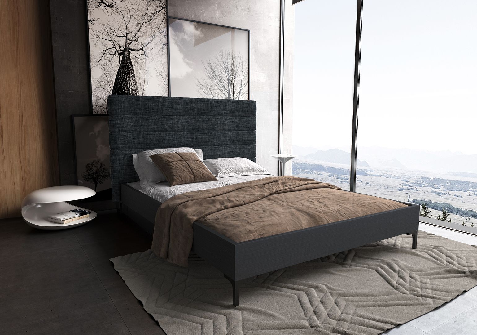 Schwamm Platform Bed Frame - East Shore Modern Home Furnishings