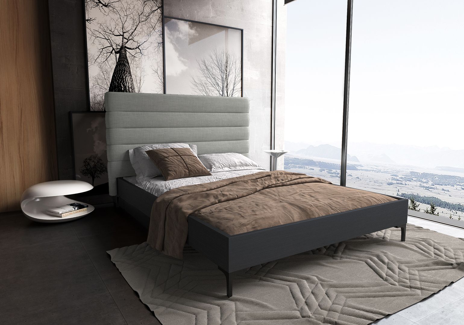 Schwamm Platform Bed Frame - East Shore Modern Home Furnishings