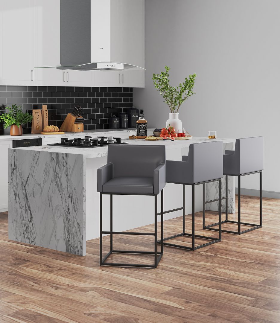 Ambassador Barstool - Set of 3 - East Shore Modern Home Furnishings