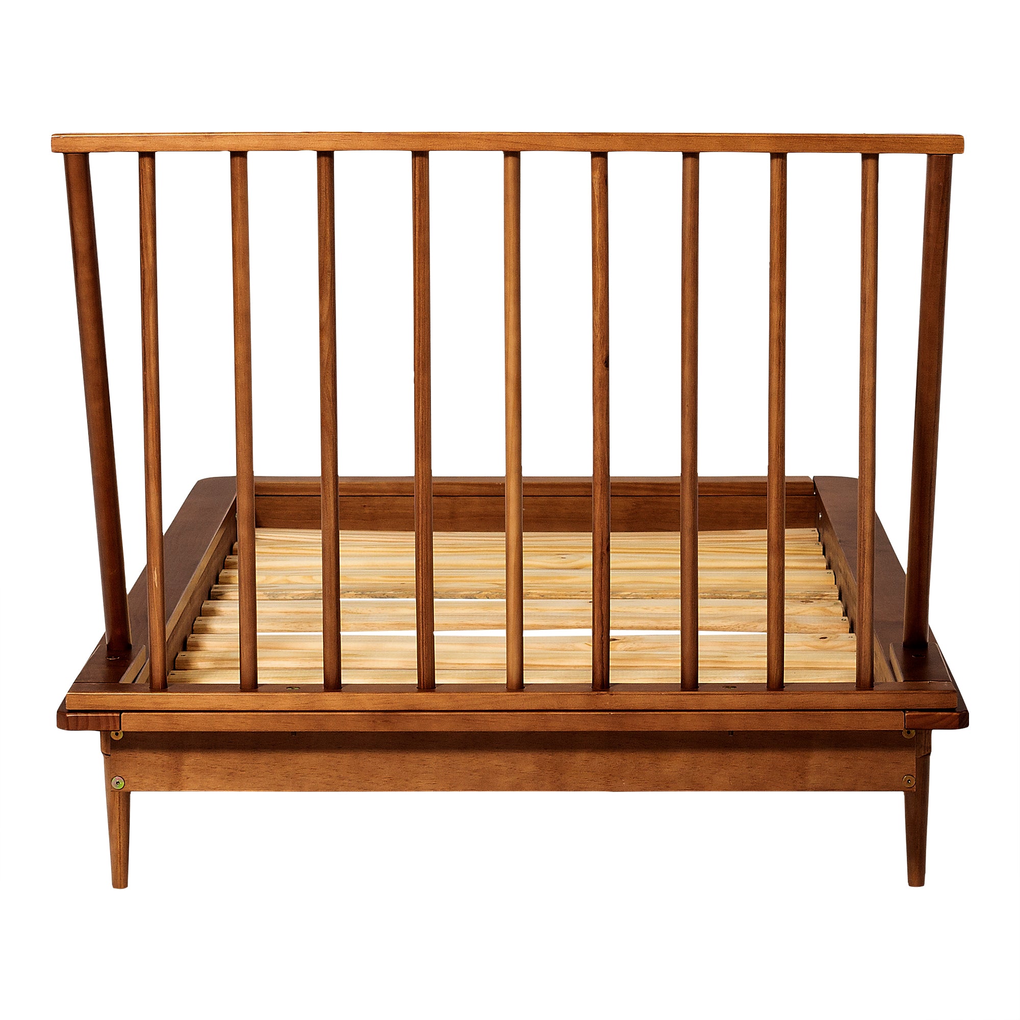 Twin Mid Century Solid Wood Spindle Bed - East Shore Modern Home Furnishings
