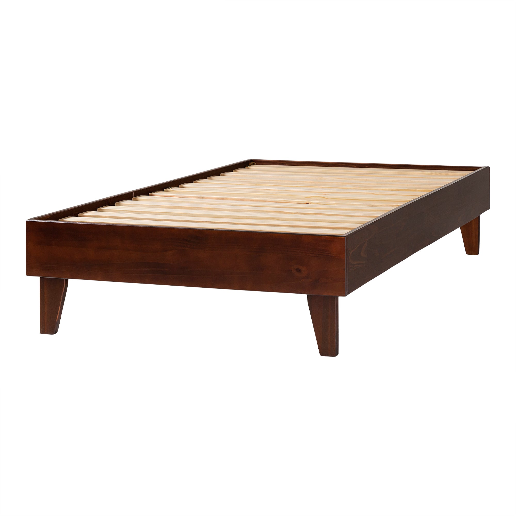 Solid Wood Twin Platform Bed - East Shore Modern Home Furnishings