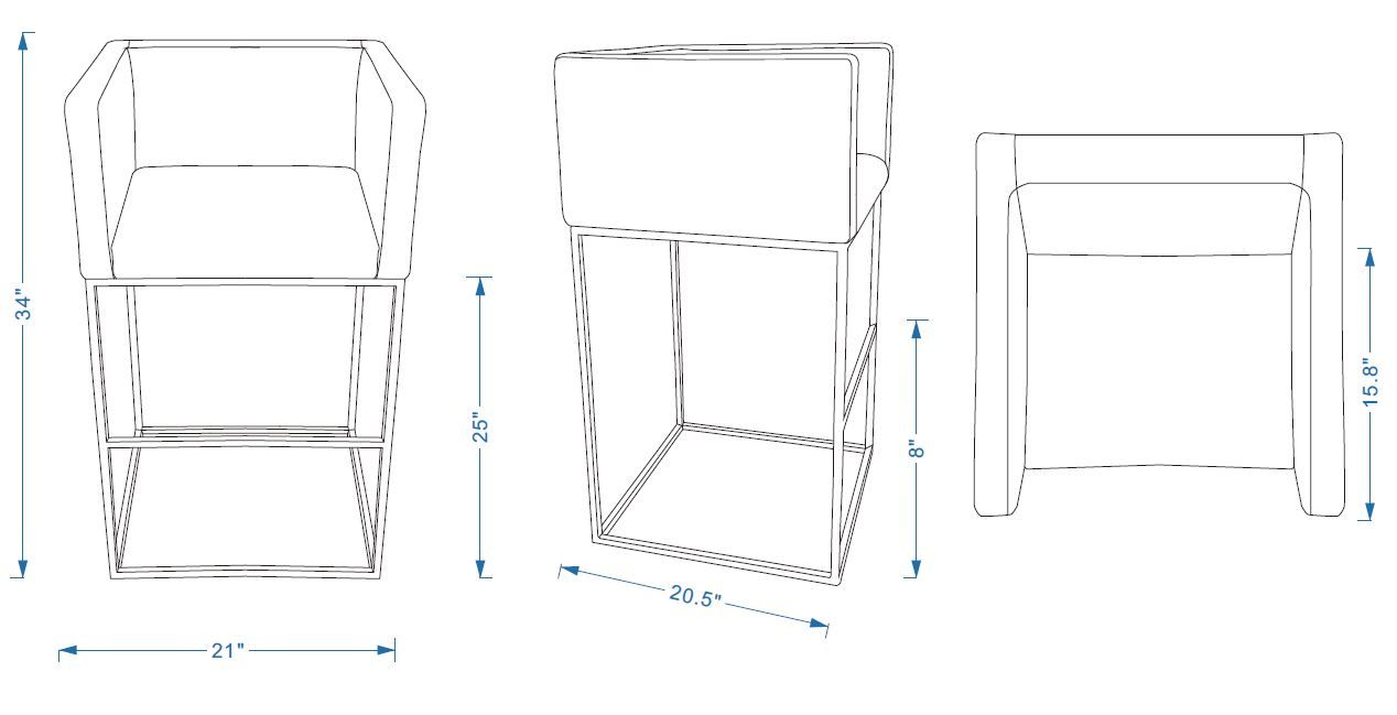 Embassy Counter Stool - East Shore Modern Home Furnishings