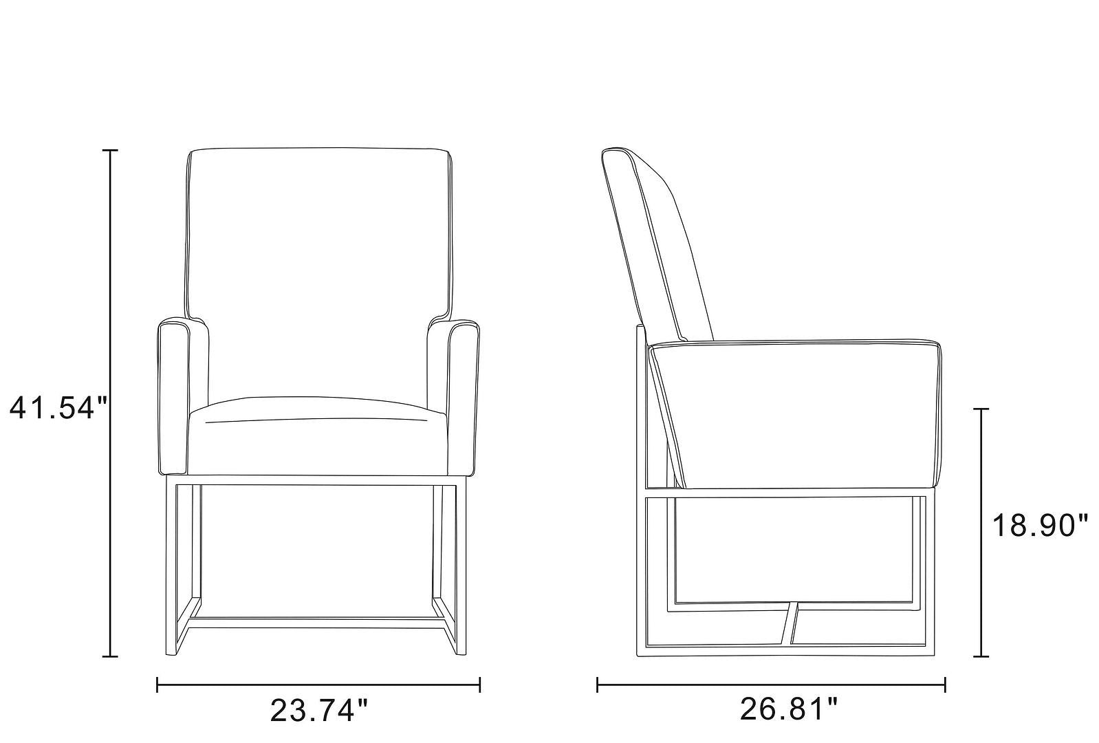 Element Dining Armchair - East Shore Modern Home Furnishings