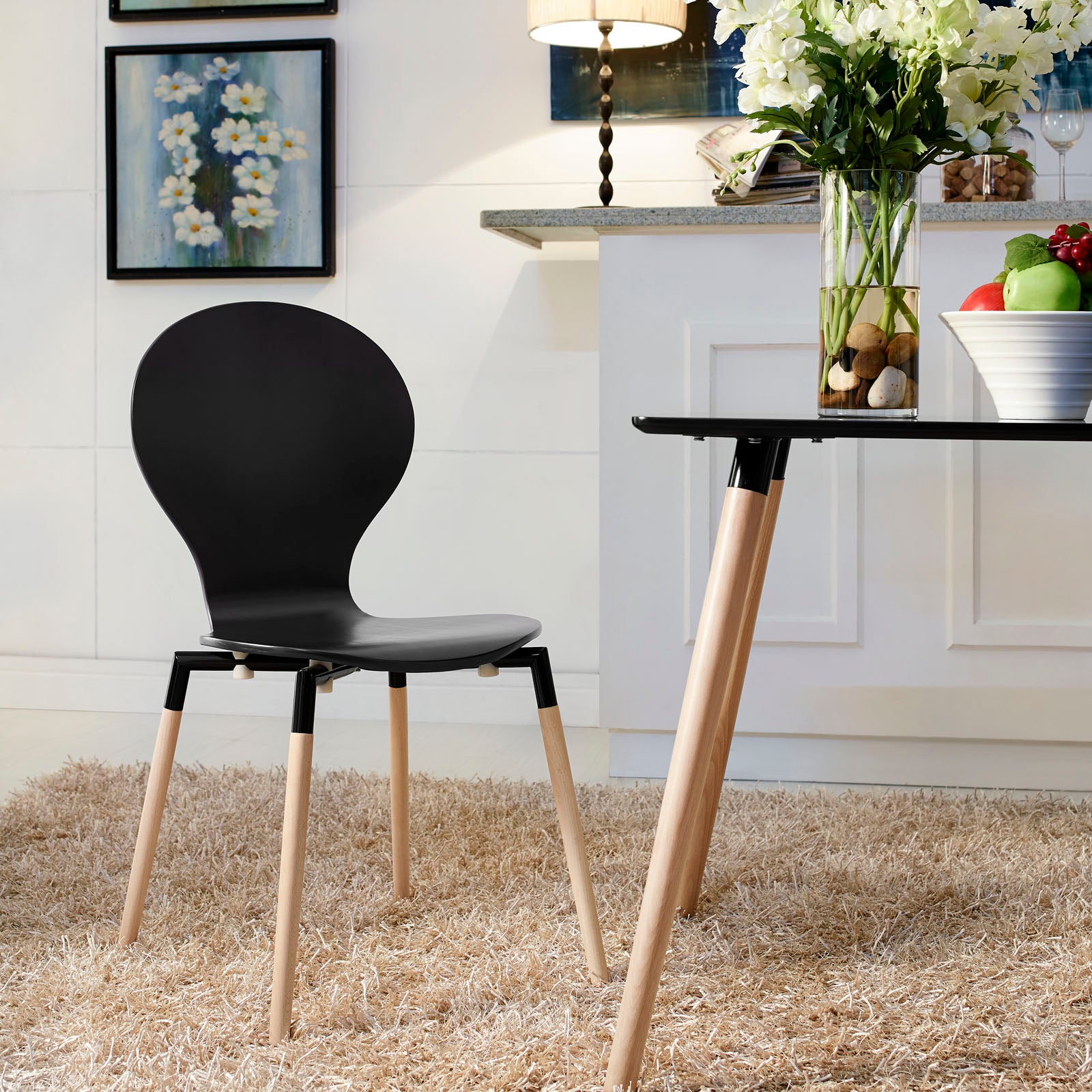 Path Dining Wood Side Chair