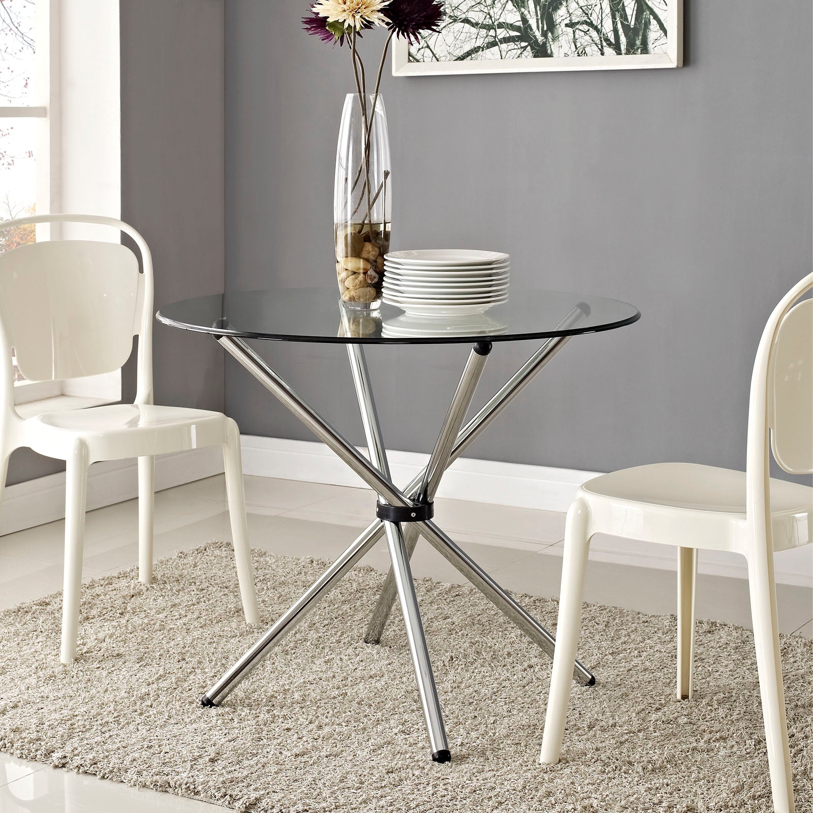 Baton Round Dining Table - East Shore Modern Home Furnishings