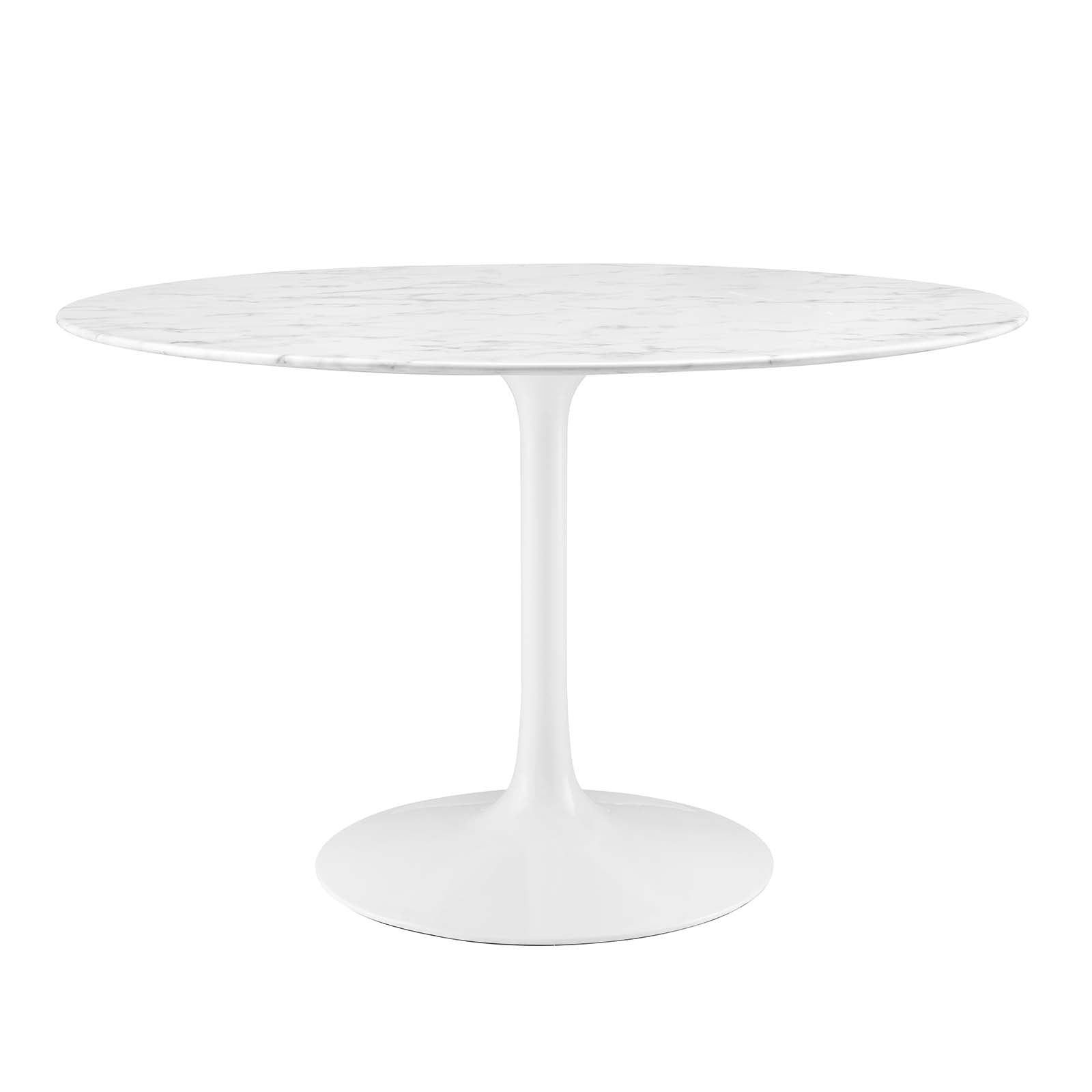 Lippa 47" Round Artificial Marble Dining Table