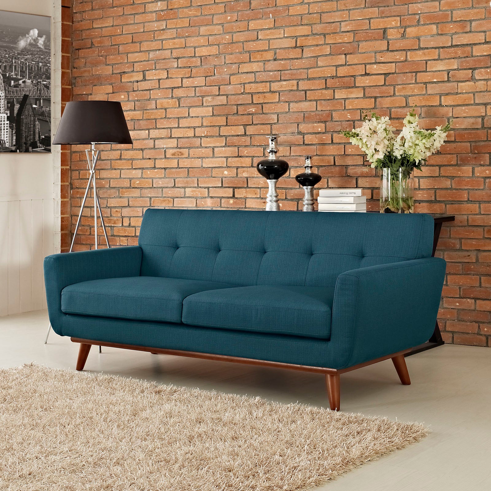 Engage Upholstered Fabric Loveseat - East Shore Modern Home Furnishings