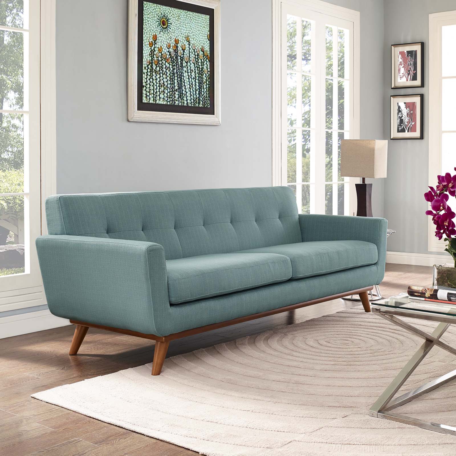 Engage Upholstered Fabric Sofa