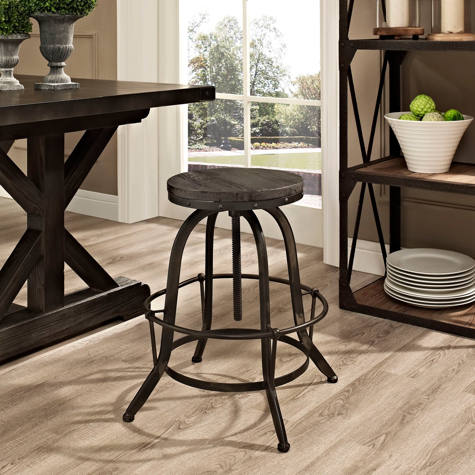 Collect Wood Top Bar Stool - East Shore Modern Home Furnishings