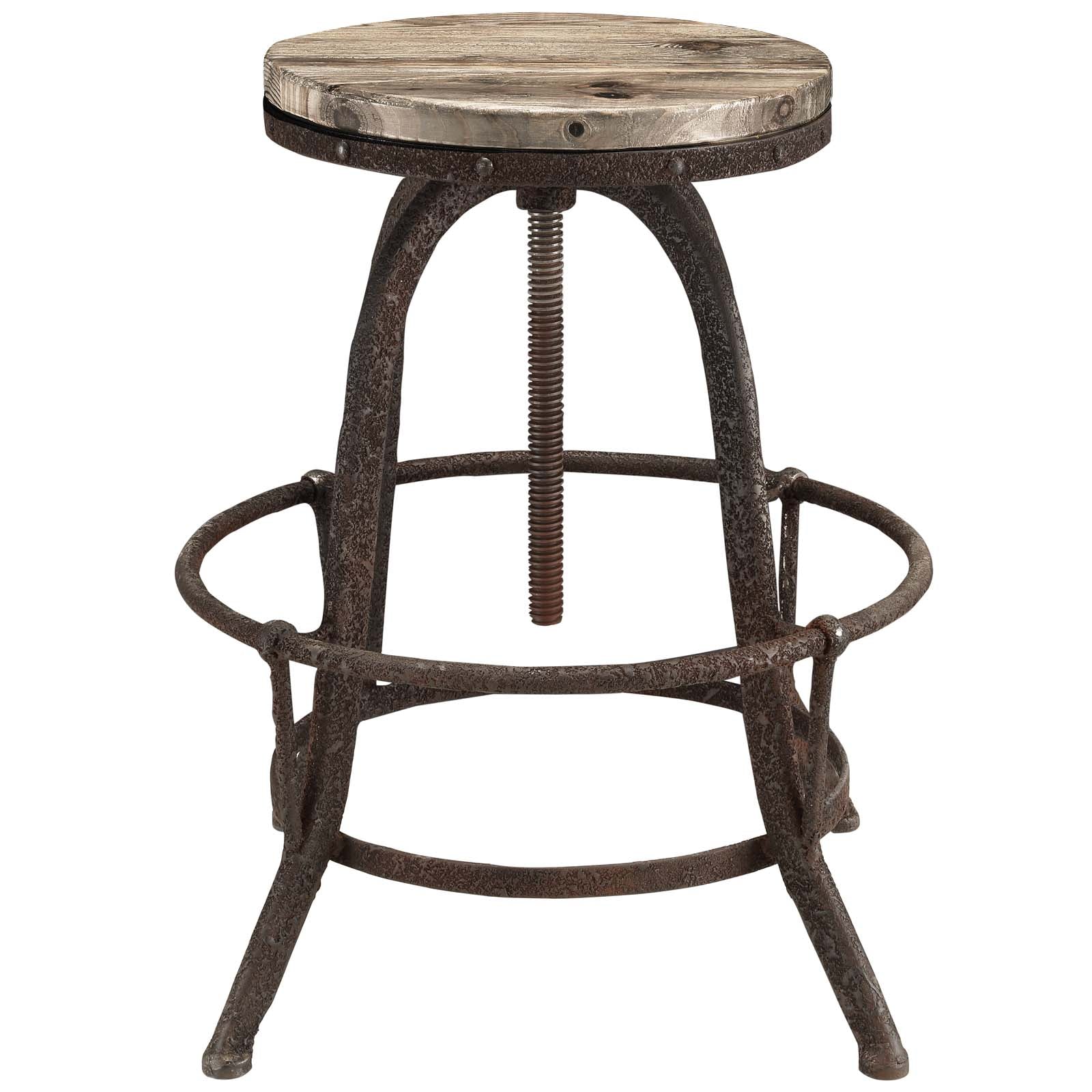 Collect Wood Top Bar Stool - East Shore Modern Home Furnishings