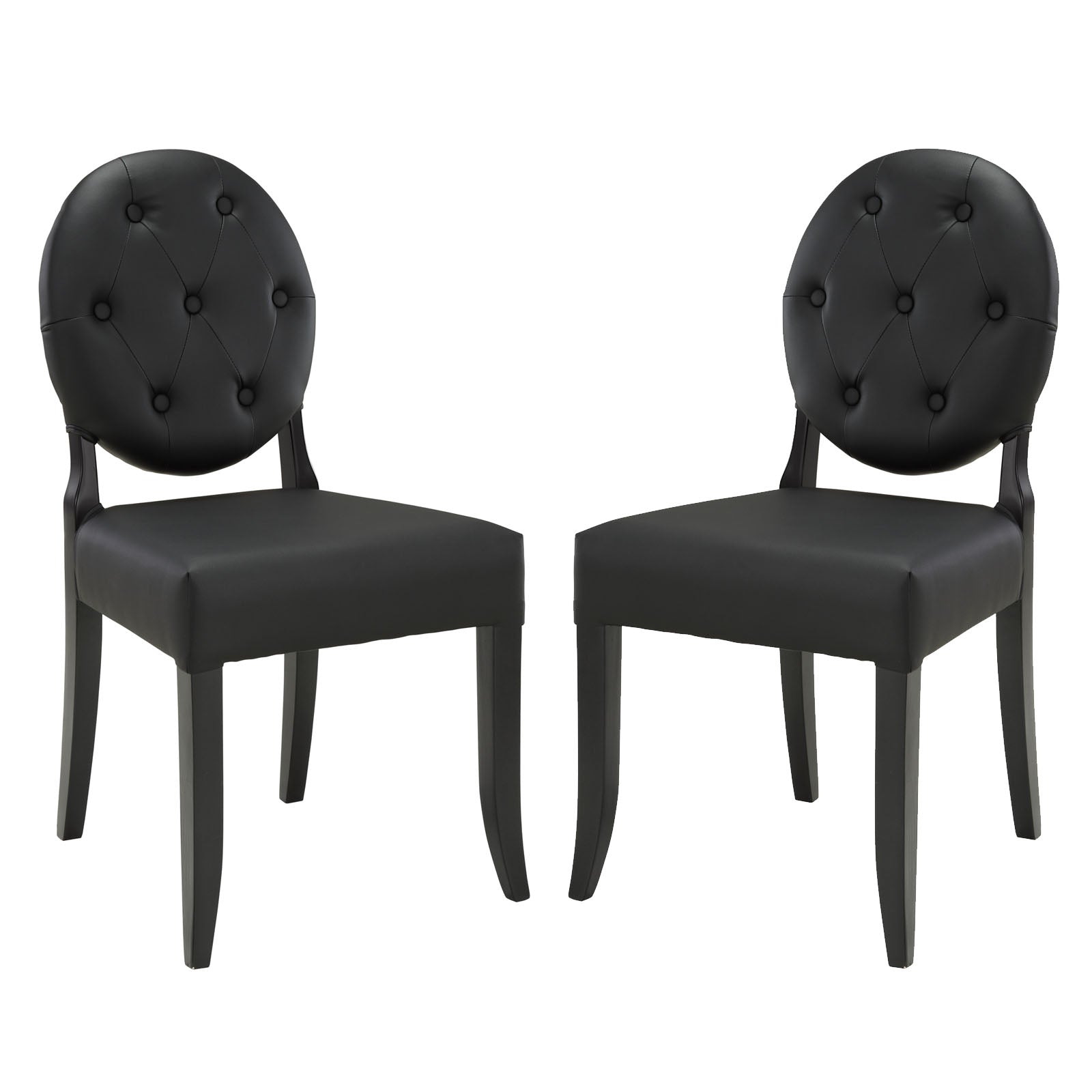 Button Dining Side Chair Set of 2 - East Shore Modern Home Furnishings