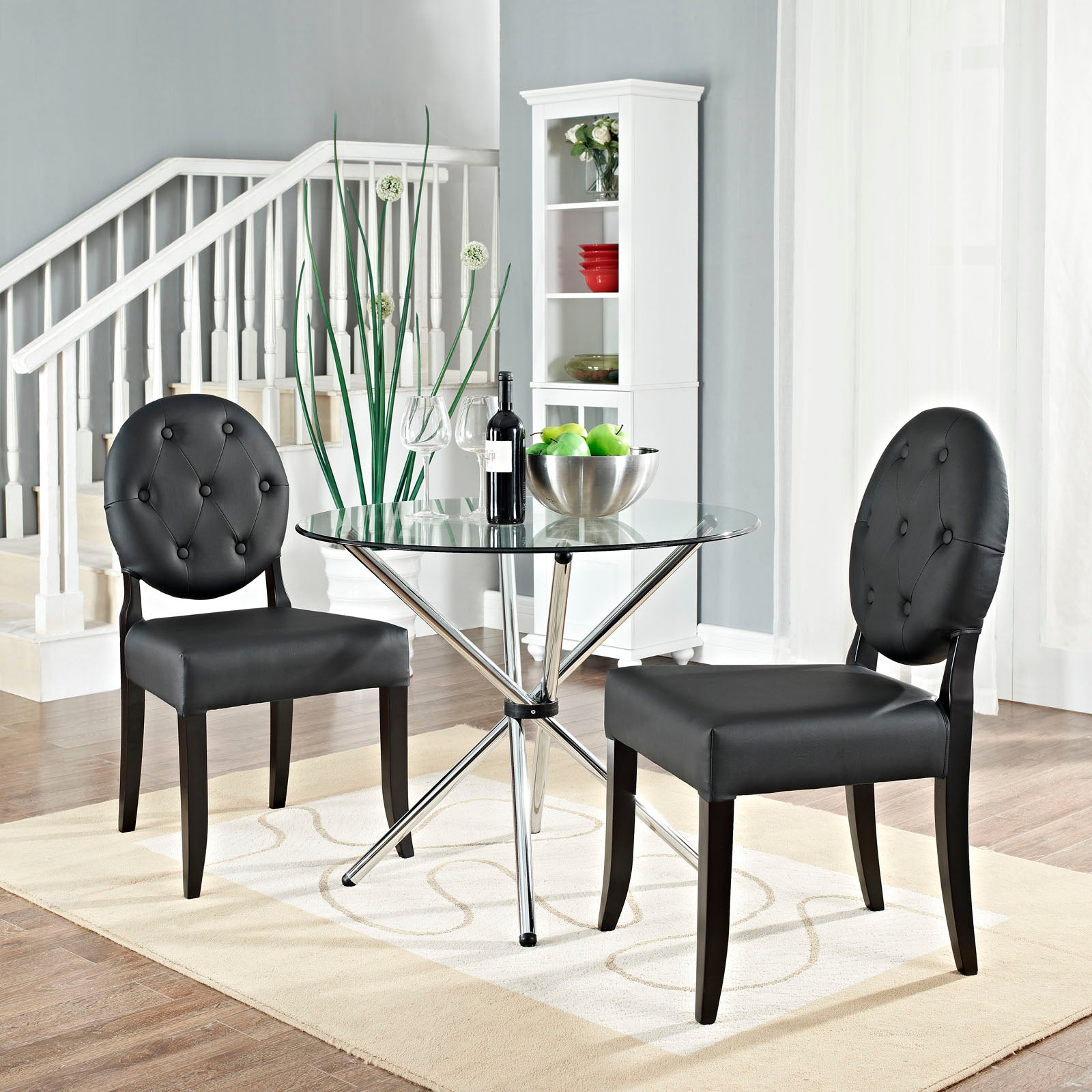 Button Dining Side Chair Set of 2 - East Shore Modern Home Furnishings