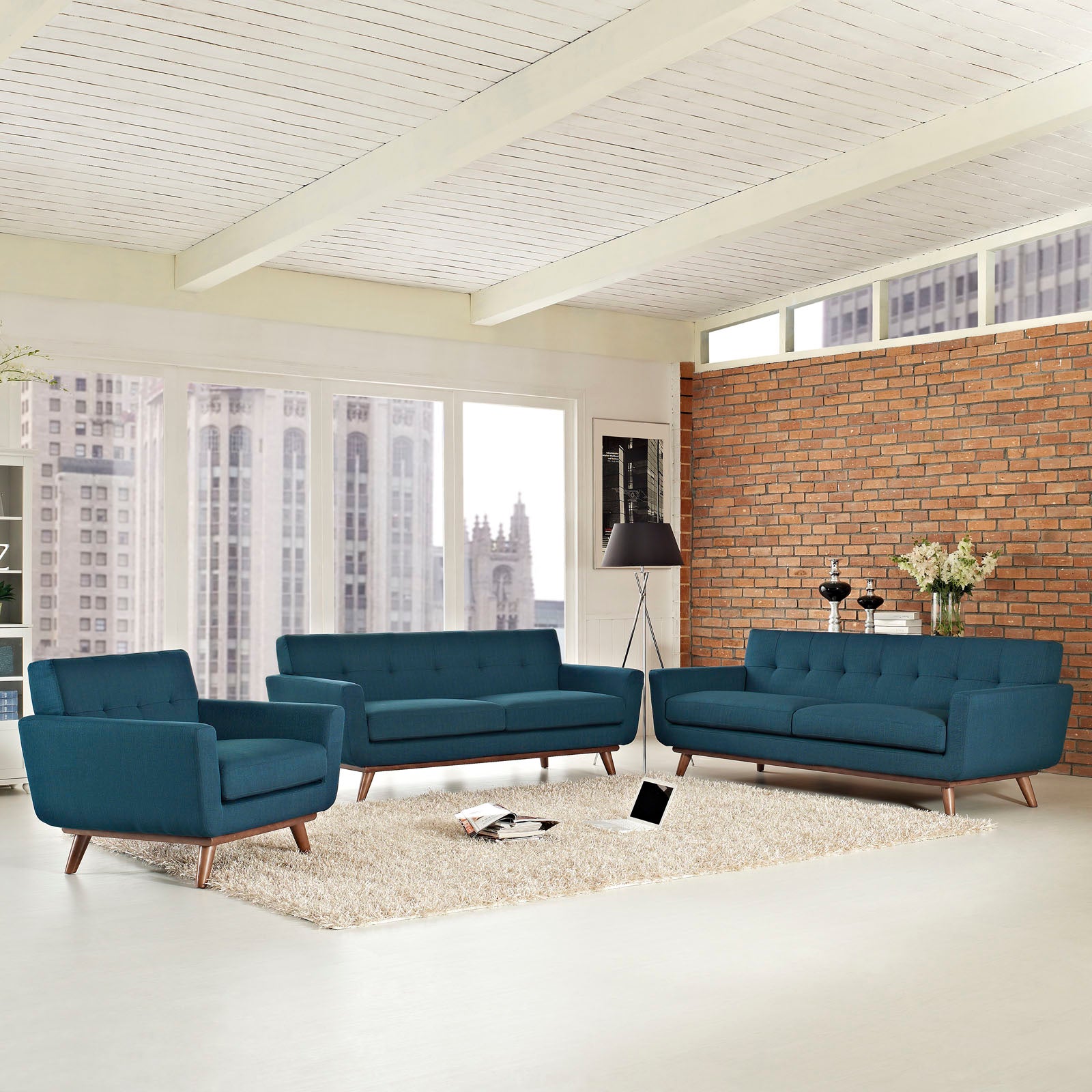 Engage Sofa Loveseat and Armchair Set of 3 - East Shore Modern Home Furnishings