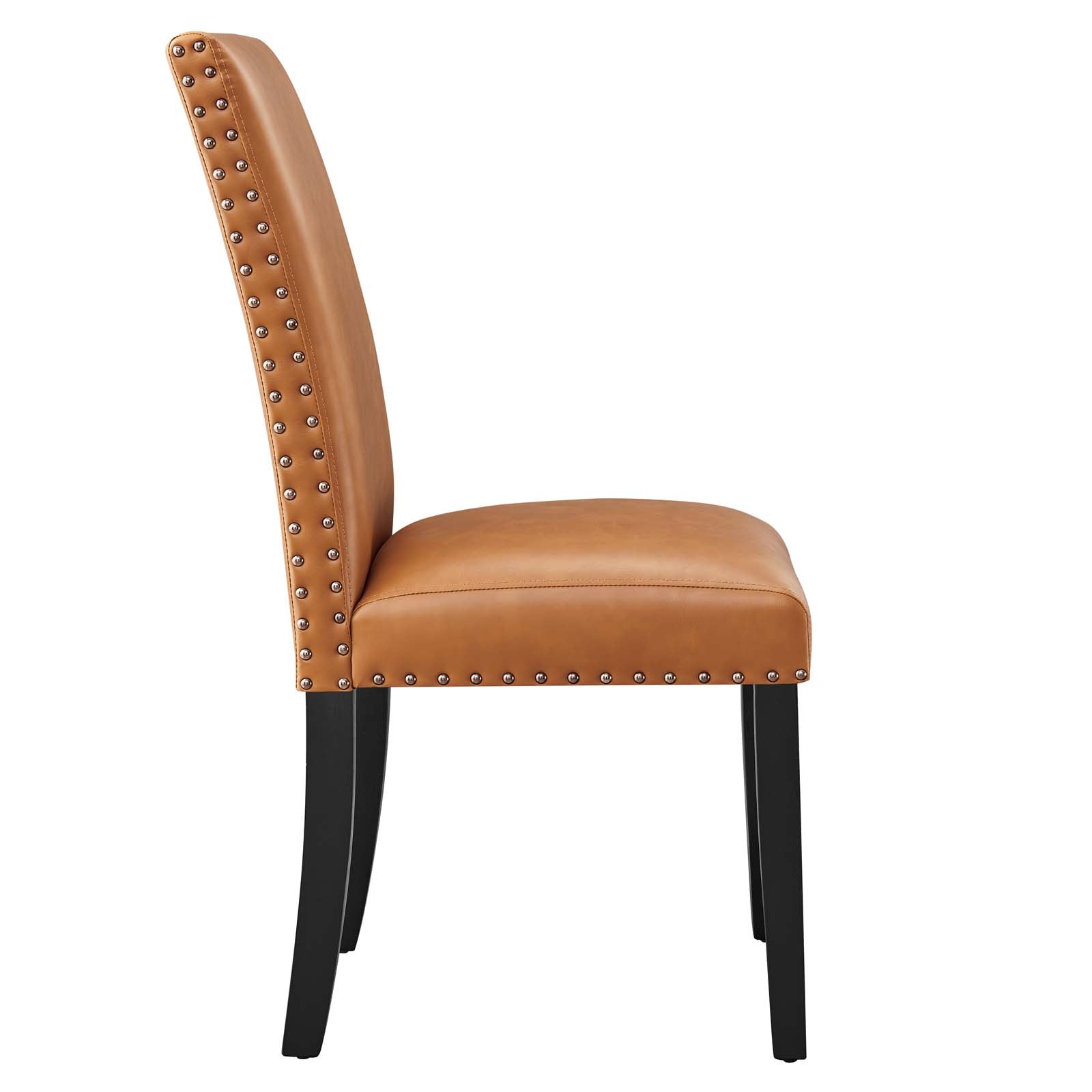 Parcel Dining Faux Leather Side Chair - East Shore Modern Home Furnishings