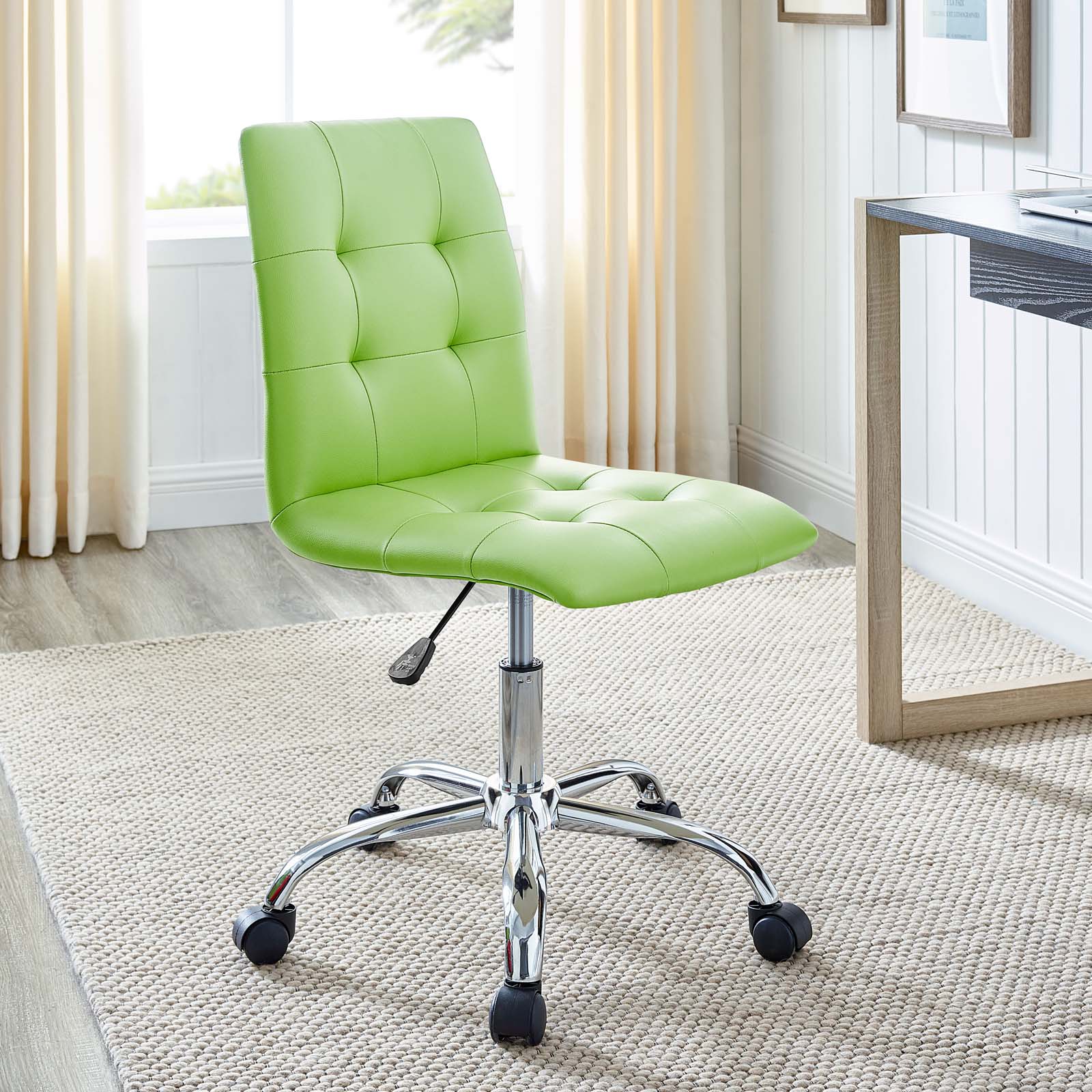 Prim Armless Mid Back Office Chair - East Shore Modern Home Furnishings