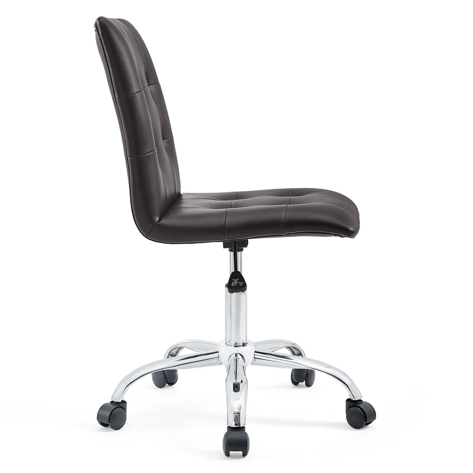 Prim Armless Mid Back Office Chair - East Shore Modern Home Furnishings