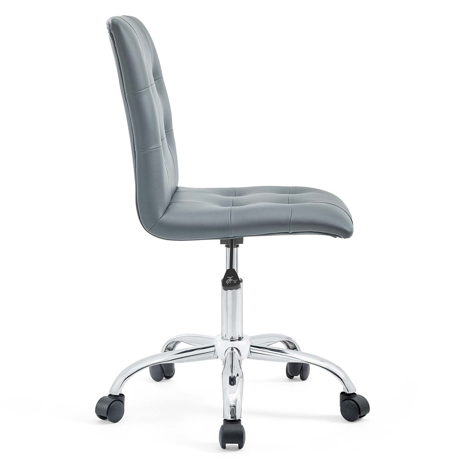 Prim Armless Mid Back Office Chair - East Shore Modern Home Furnishings