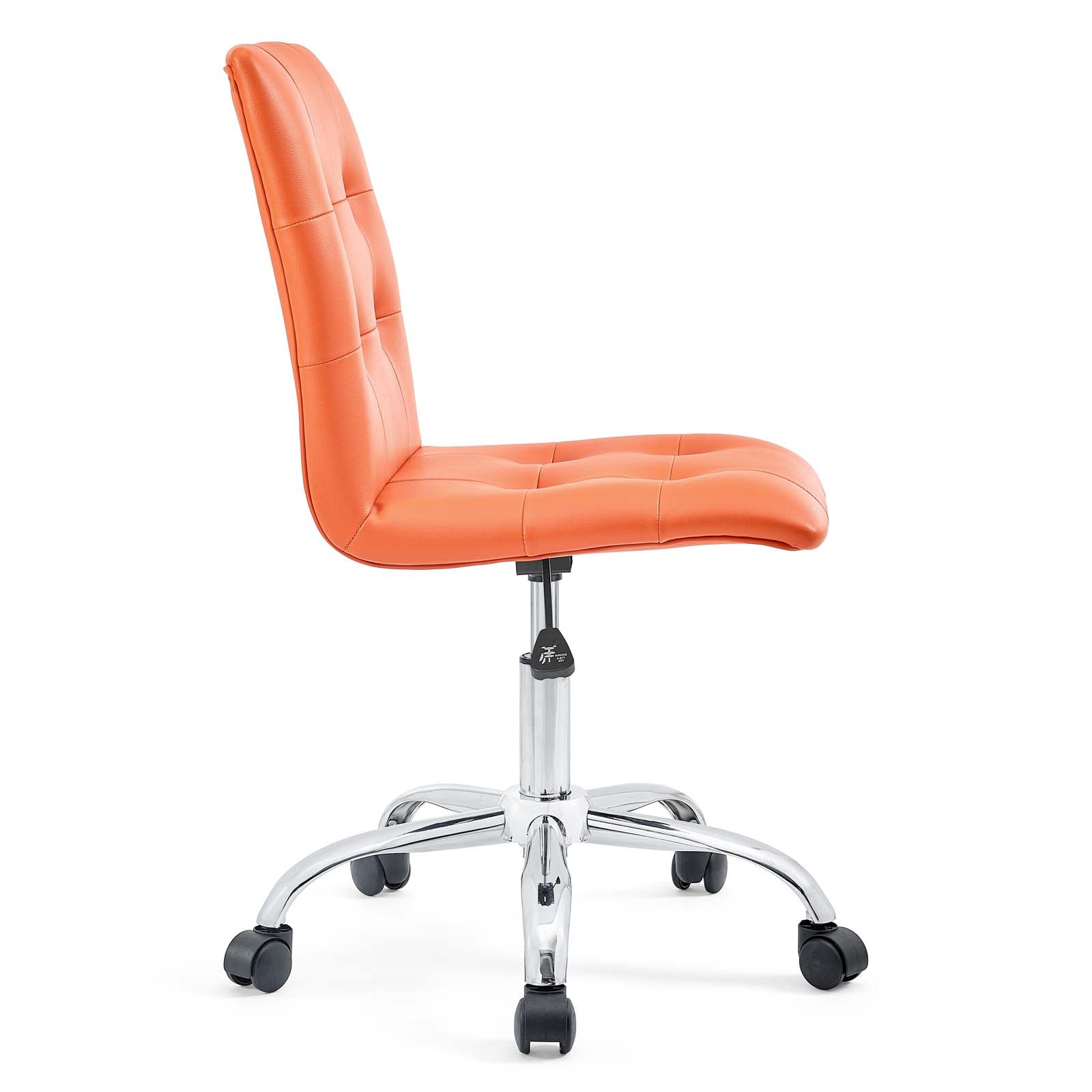 Prim Armless Mid Back Office Chair - East Shore Modern Home Furnishings