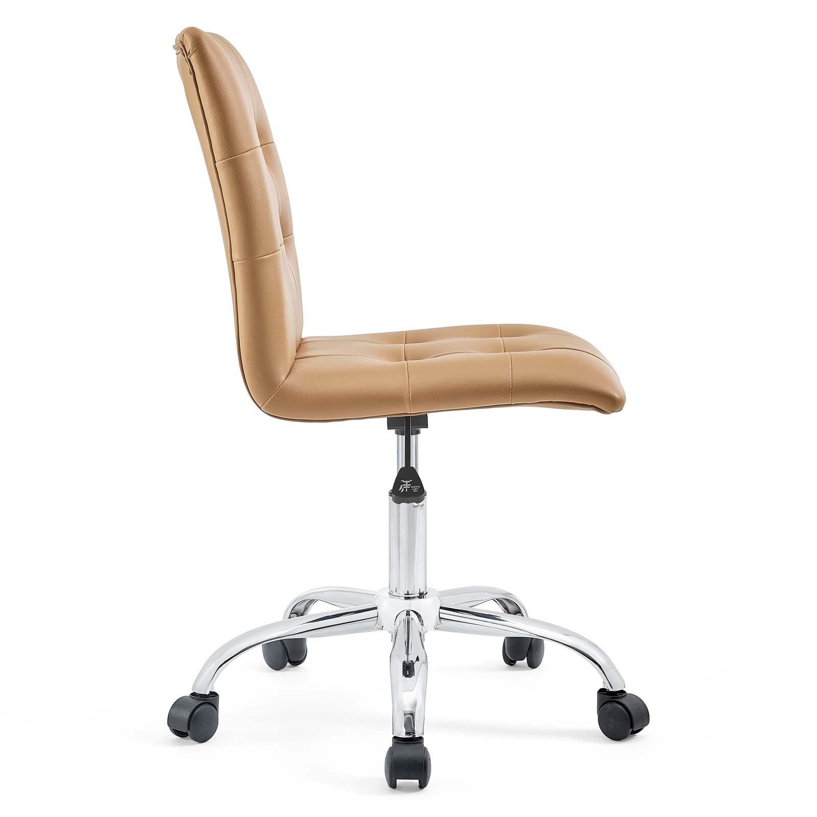 Prim Armless Mid Back Office Chair - East Shore Modern Home Furnishings