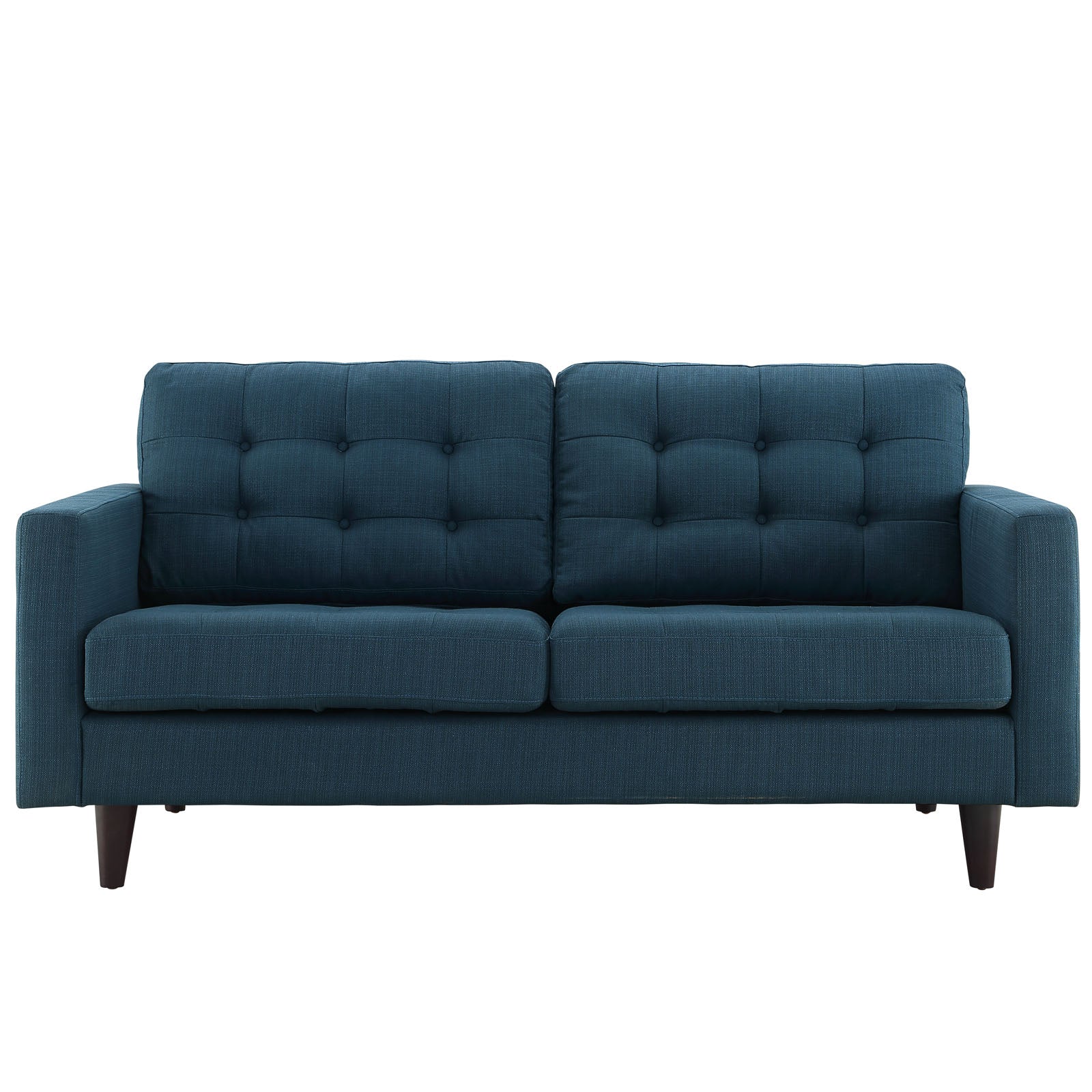 Empress Upholstered Fabric Loveseat - East Shore Modern Home Furnishings