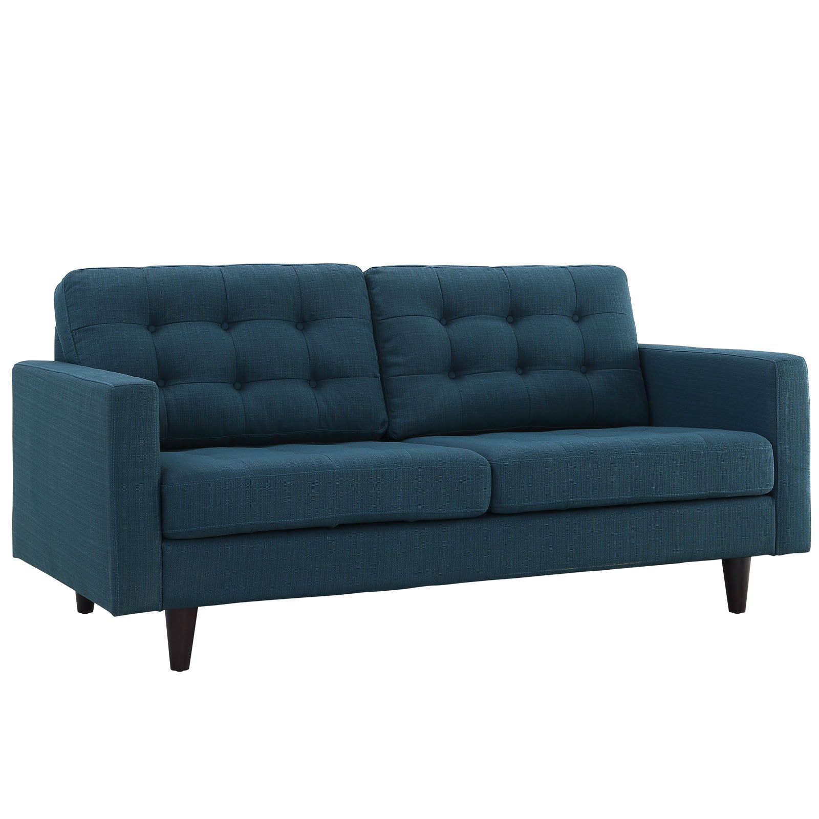 Empress Upholstered Fabric Loveseat - East Shore Modern Home Furnishings