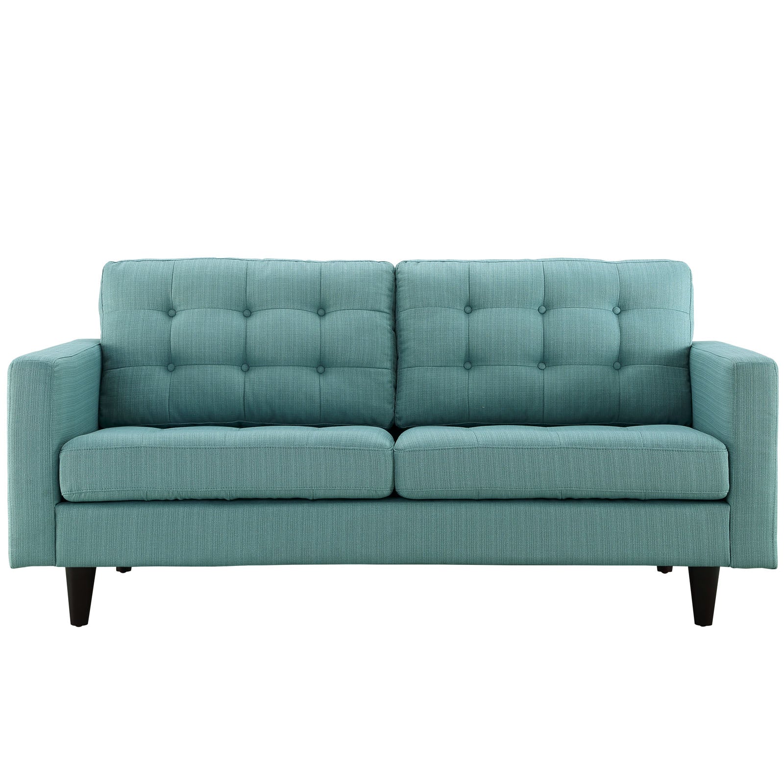 Empress Upholstered Fabric Loveseat - East Shore Modern Home Furnishings