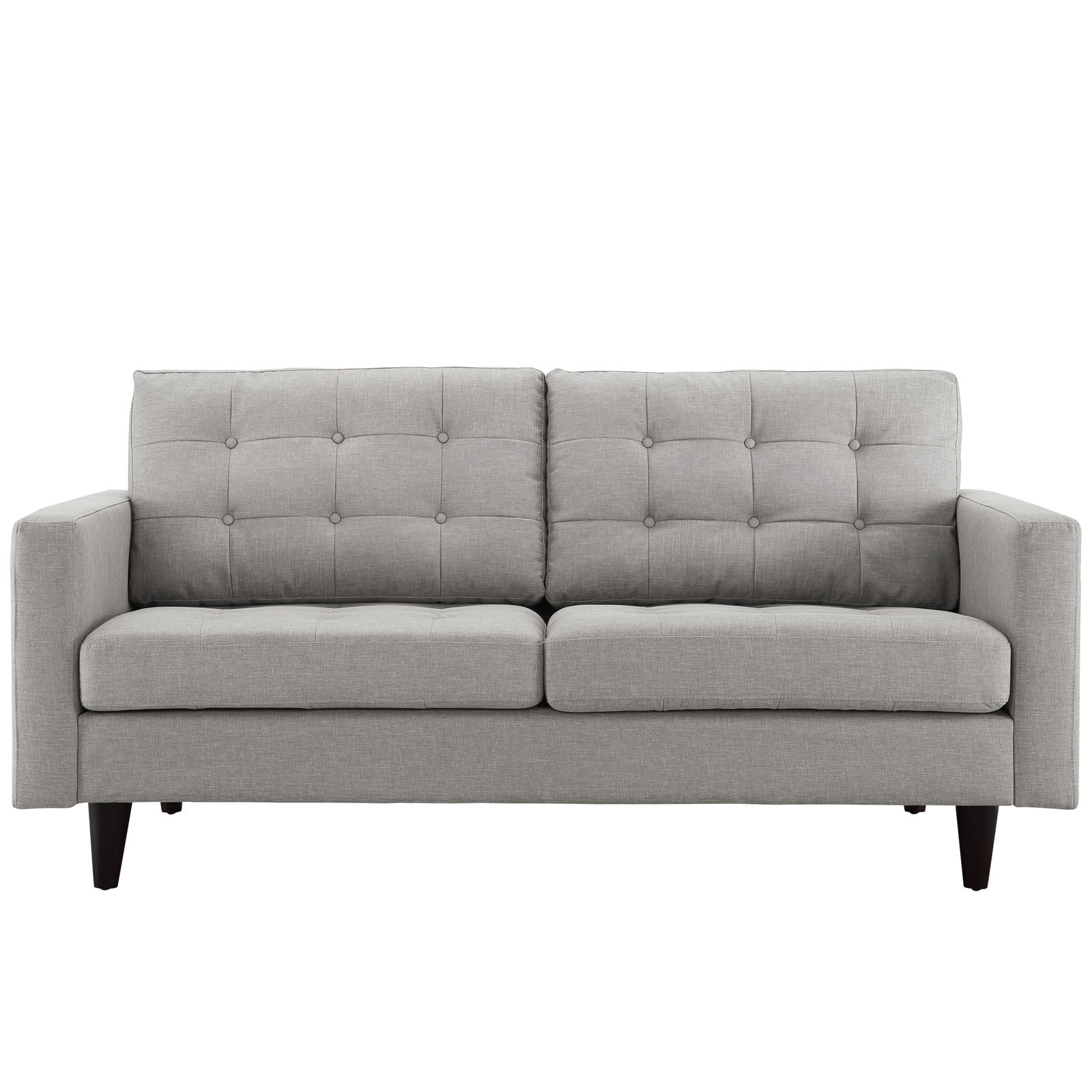 Empress Upholstered Fabric Loveseat - East Shore Modern Home Furnishings