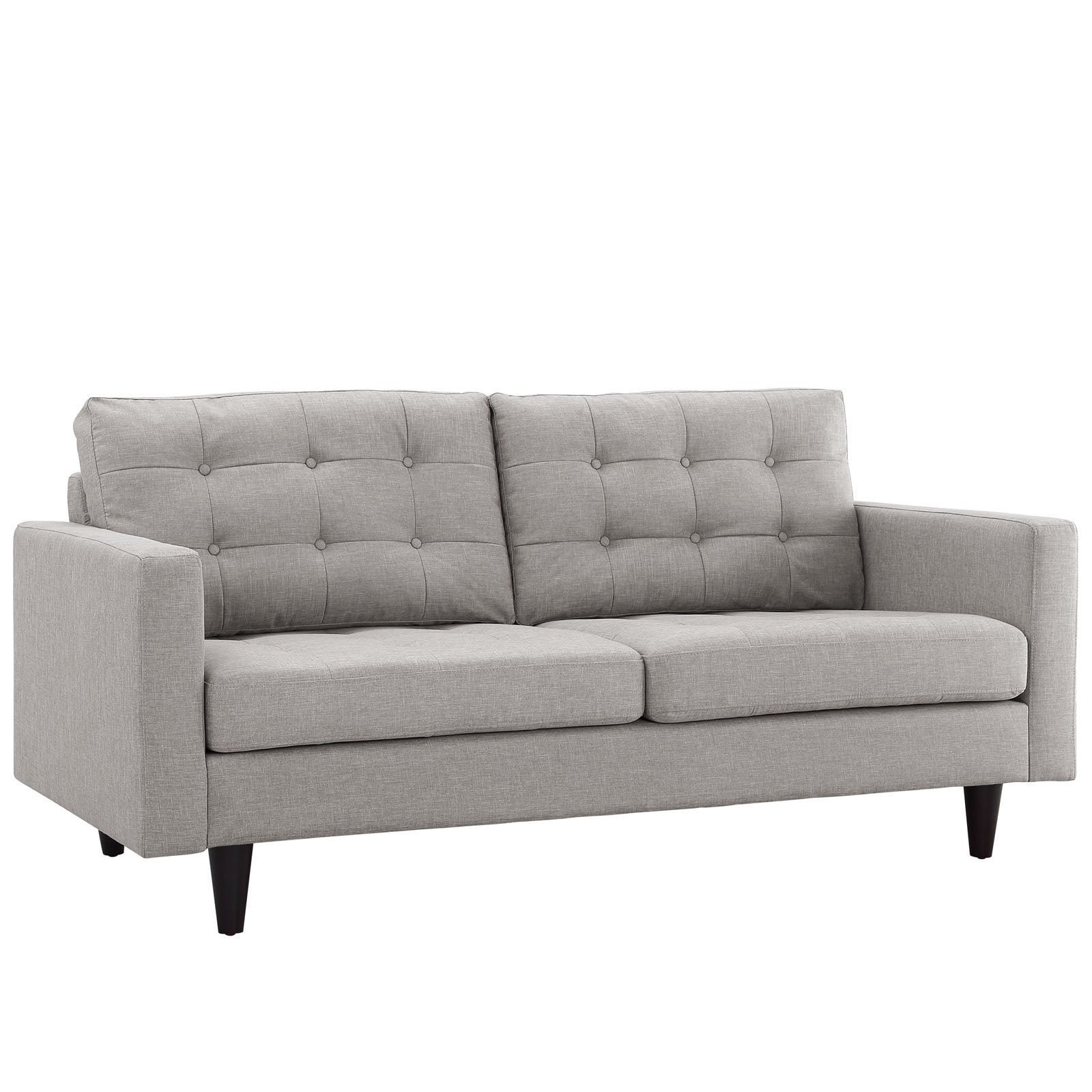 Empress Upholstered Fabric Loveseat - East Shore Modern Home Furnishings