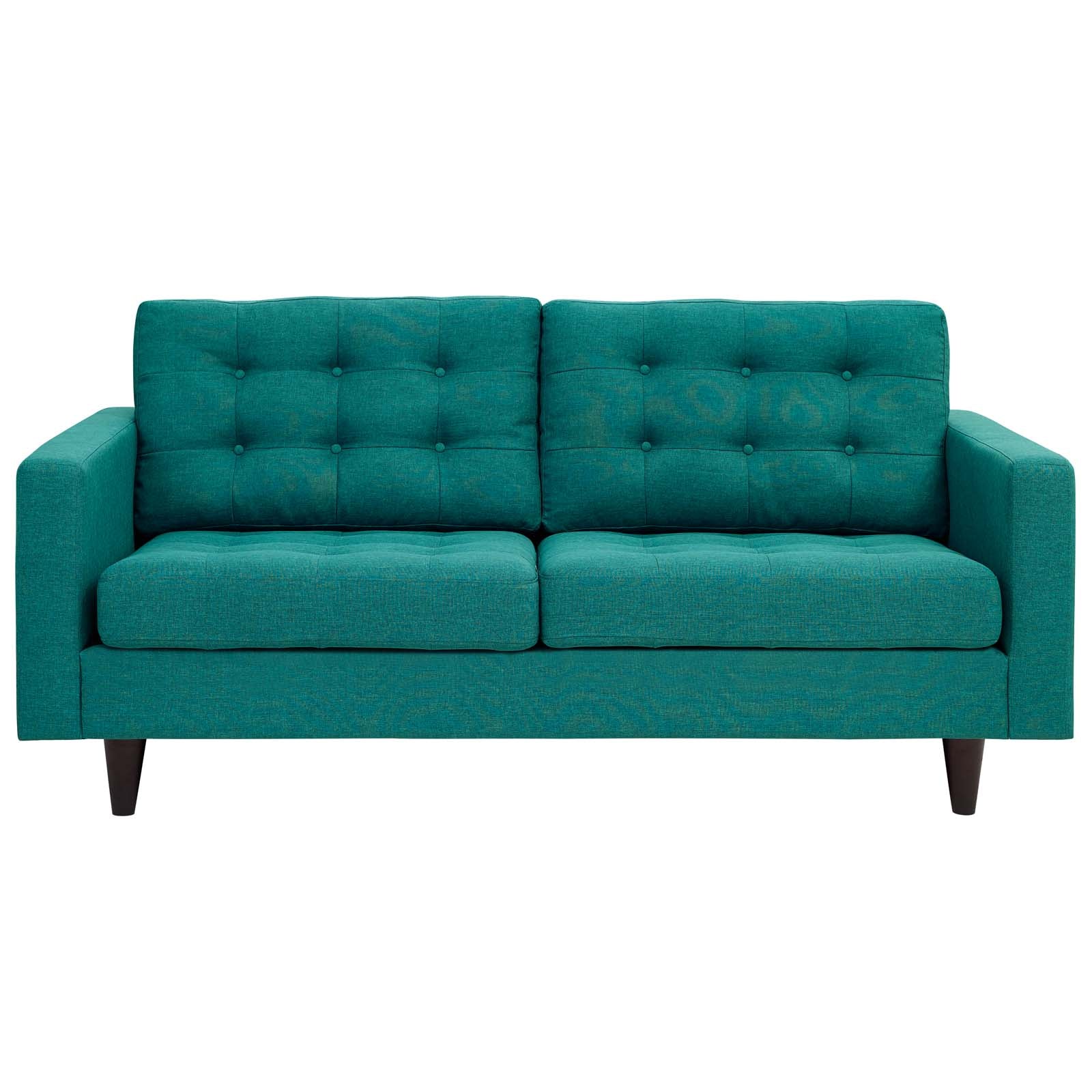 Empress Upholstered Fabric Loveseat - East Shore Modern Home Furnishings