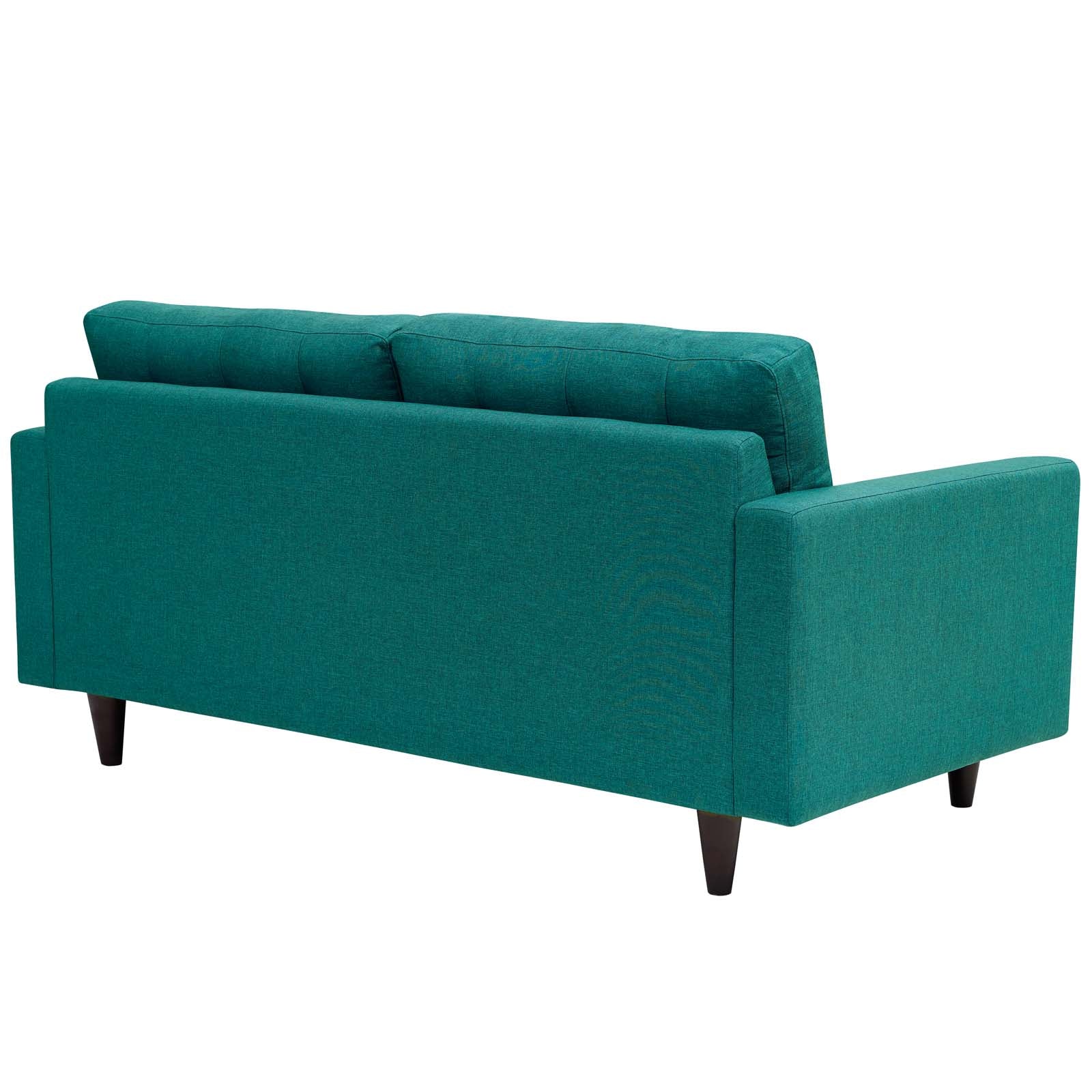 Empress Upholstered Fabric Loveseat - East Shore Modern Home Furnishings