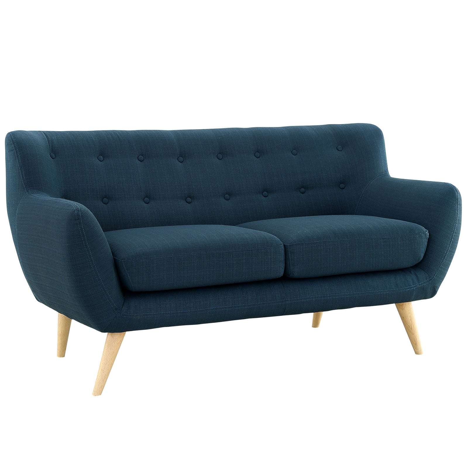 Remark Upholstered Fabric Loveseat - East Shore Modern Home Furnishings