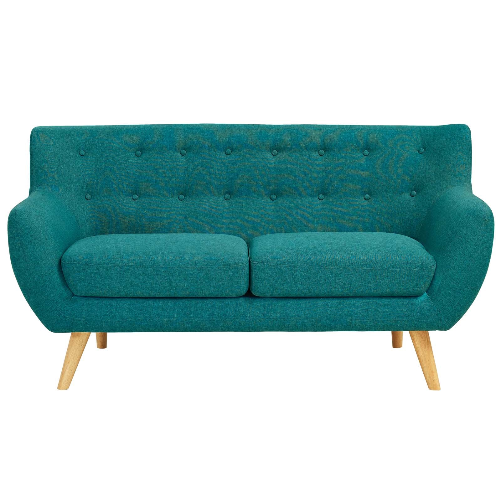 Remark Upholstered Fabric Loveseat - East Shore Modern Home Furnishings