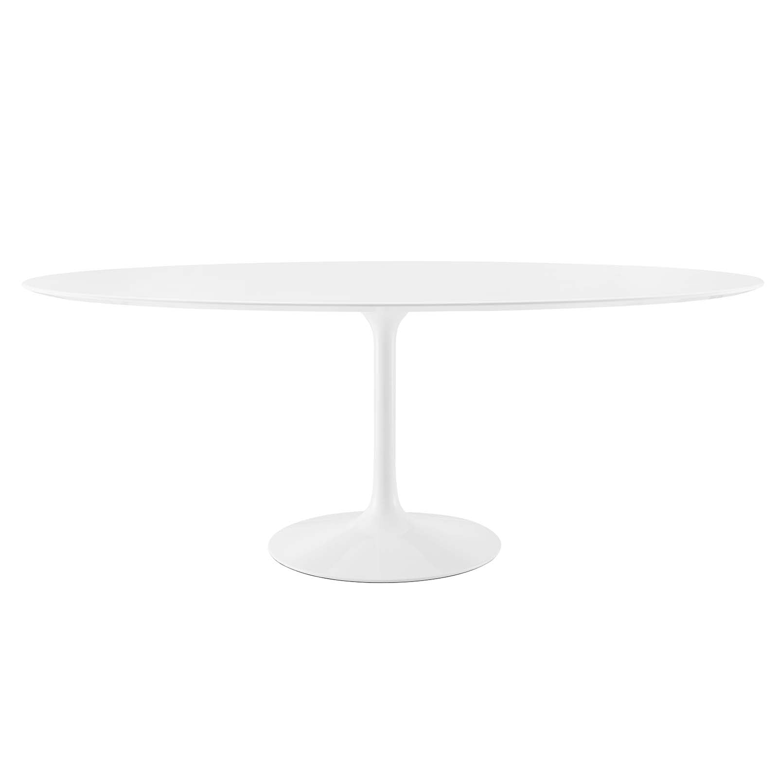 Lippa 78" Oval Wood Top Dining Table
