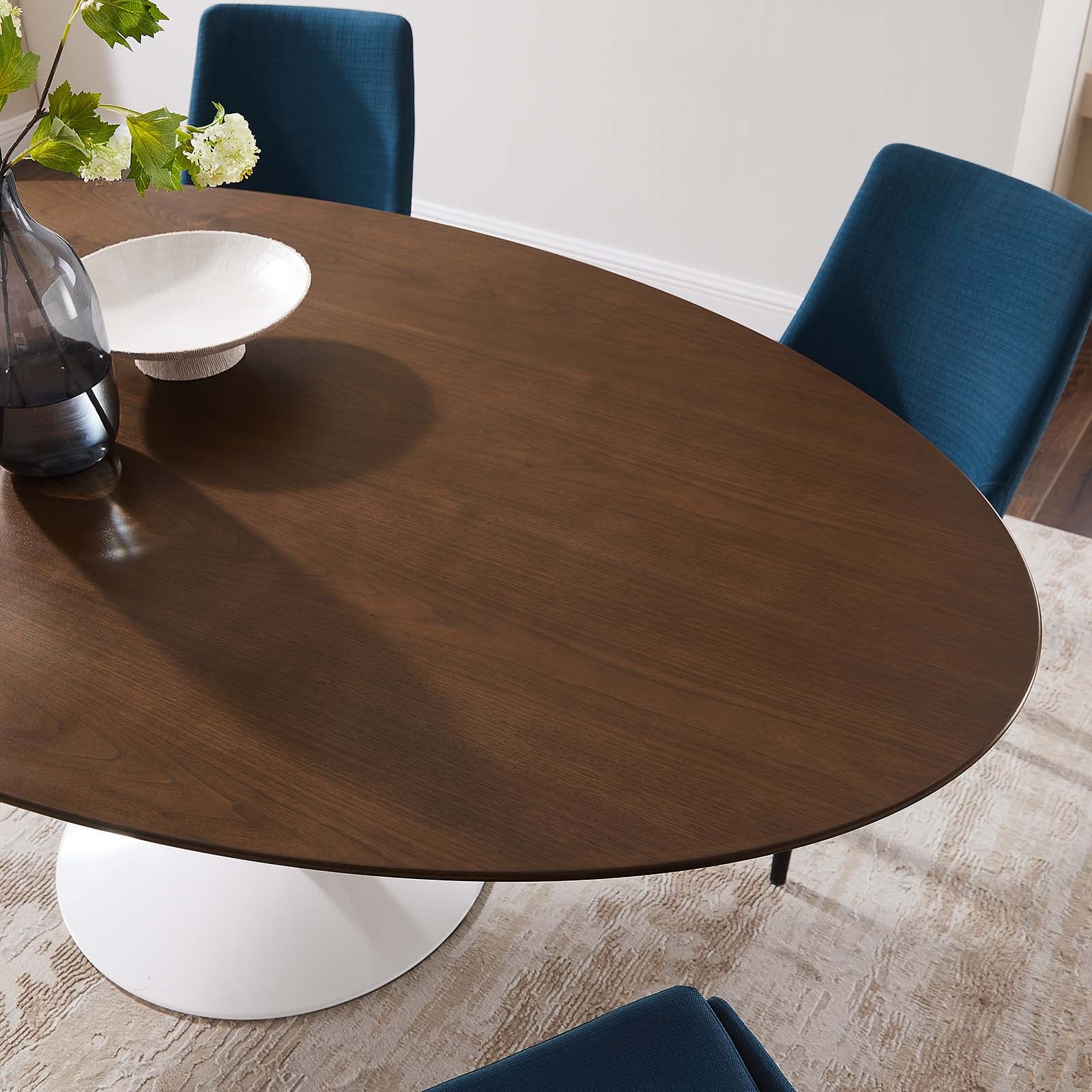Lippa 78" Oval Wood Dining Table - East Shore Modern Home Furnishings