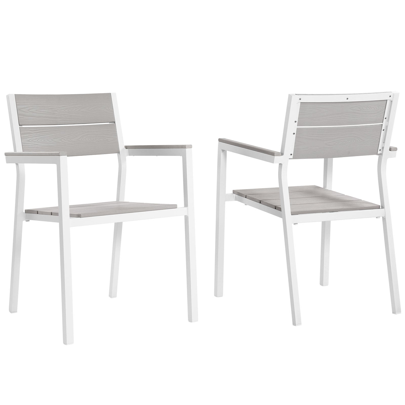 Maine Dining Armchair Outdoor Patio Set of 2 - East Shore Modern Home Furnishings