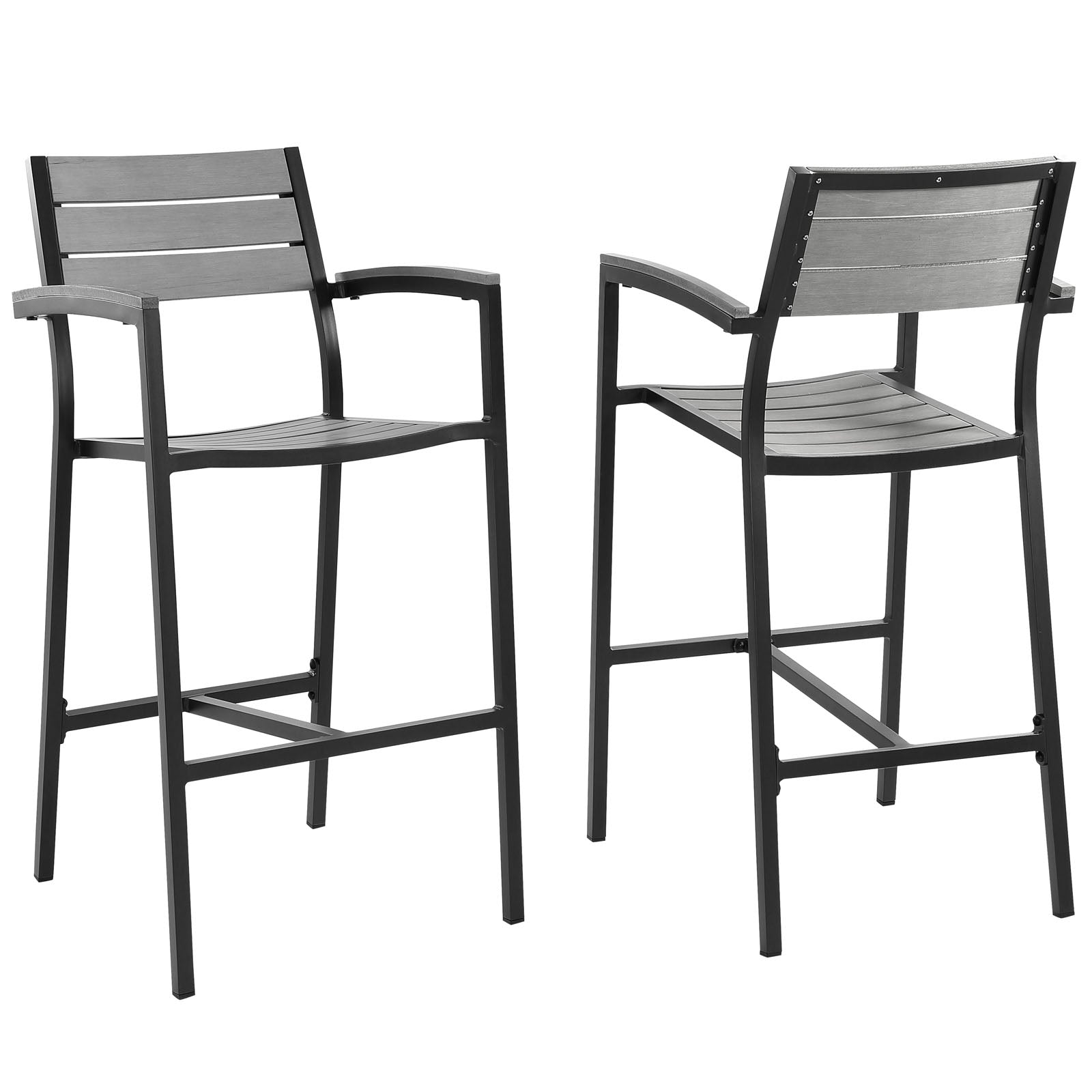 Maine Bar Stool Outdoor Patio Set of 2 - East Shore Modern Home Furnishings