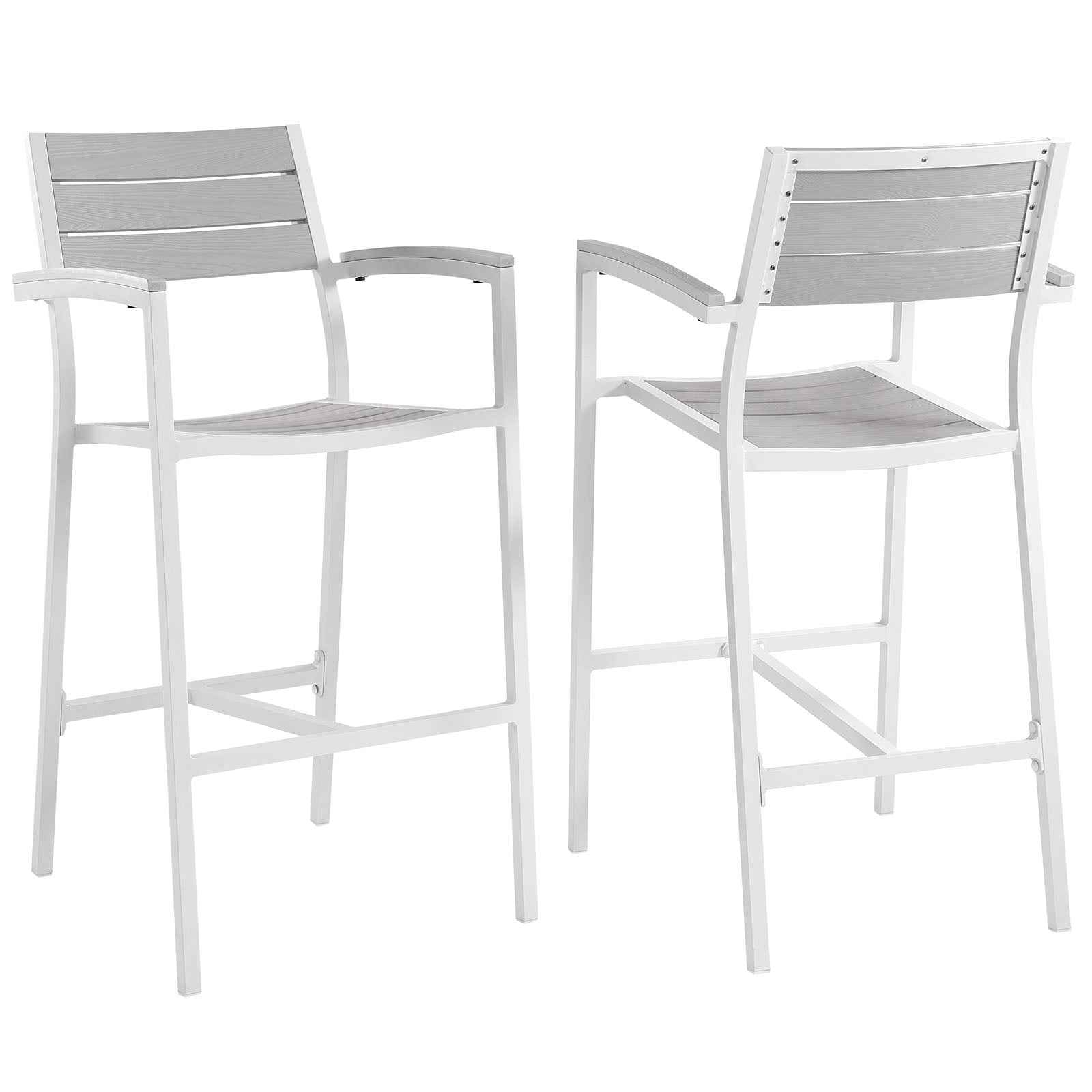 Maine Bar Stool Outdoor Patio Set of 2 - East Shore Modern Home Furnishings