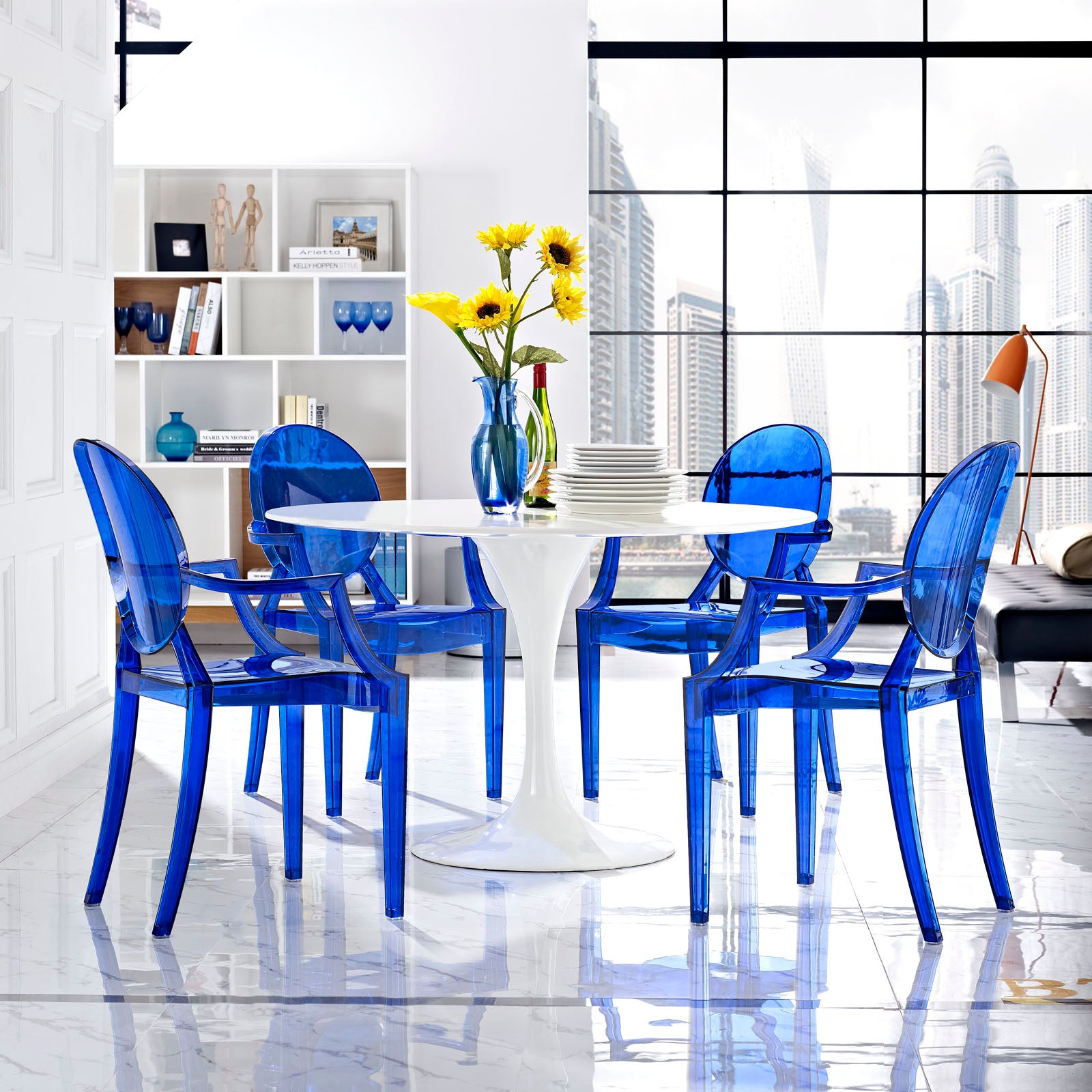 Casper Dining Armchairs Set of 4 - East Shore Modern Home Furnishings