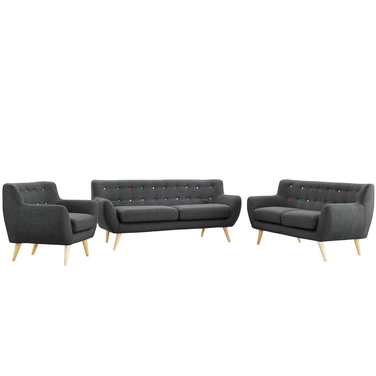 Remark 3 Piece Living Room Set - East Shore Modern Home Furnishings