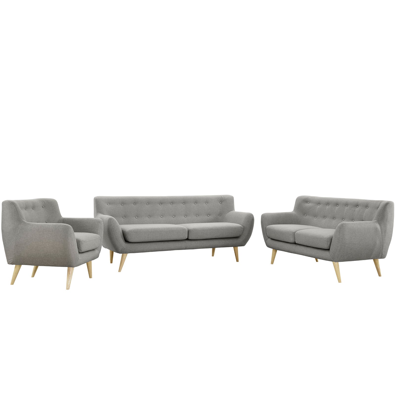 Remark 3 Piece Living Room Set - East Shore Modern Home Furnishings