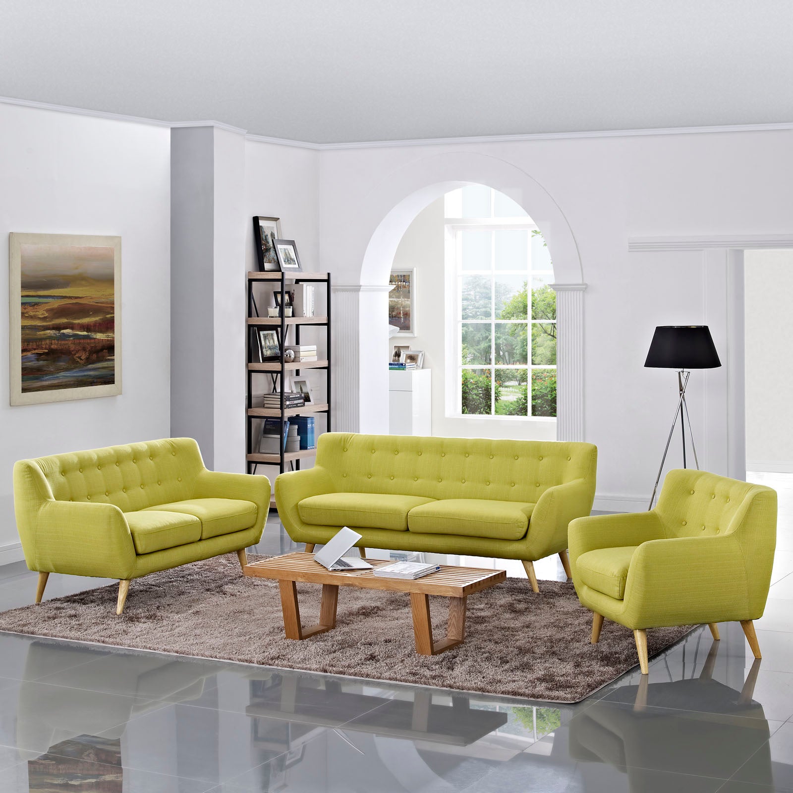 Remark 3 Piece Living Room Set - East Shore Modern Home Furnishings